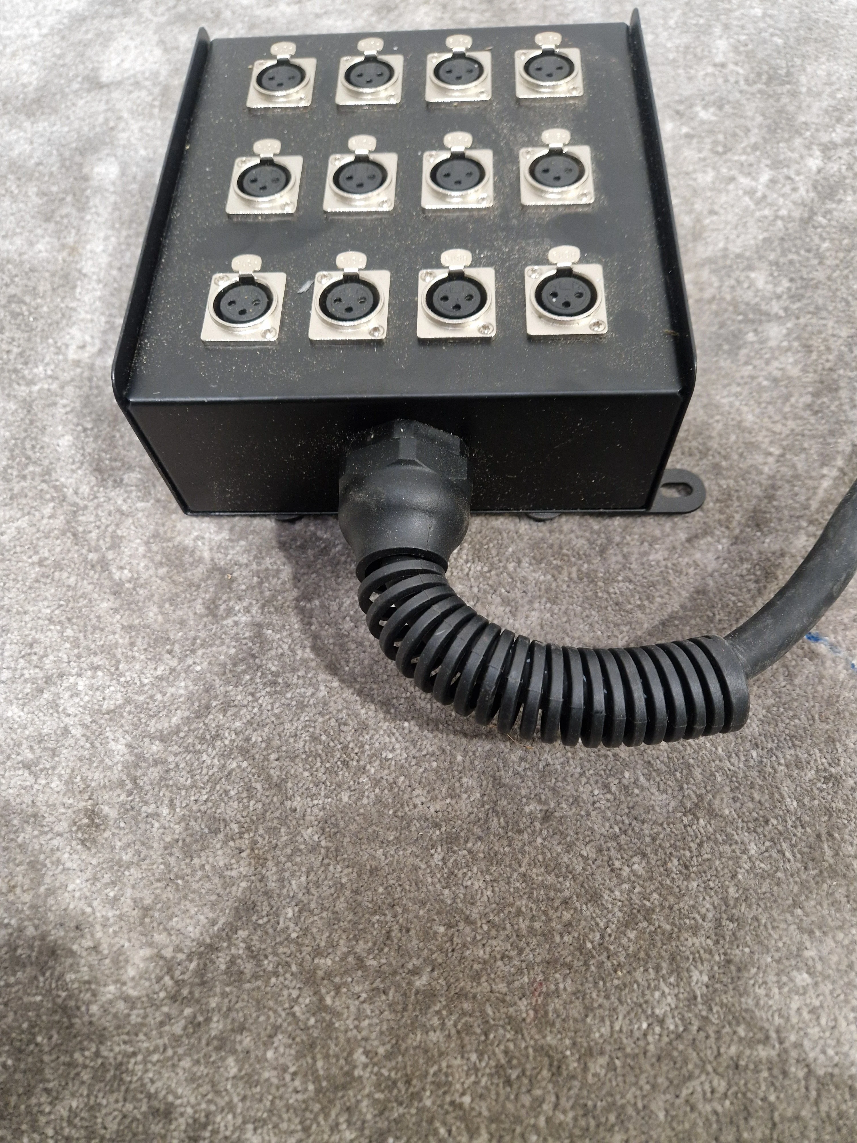 W Audio 12-WAY Stage Box 12 XLR - Rugged Audio Interface - Very Good - Image 9