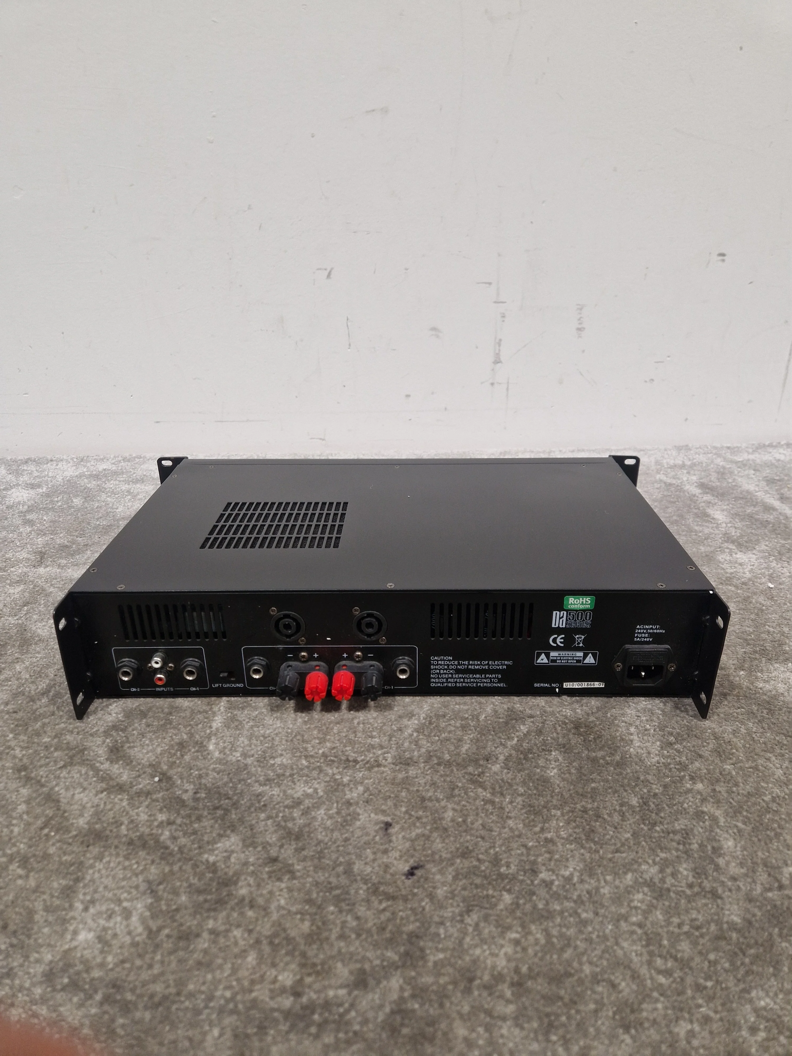 W-AUDIO DA-500 Power AMP Amplifier - 500W Performance - Very Good w/ Power Supply - Image 12
