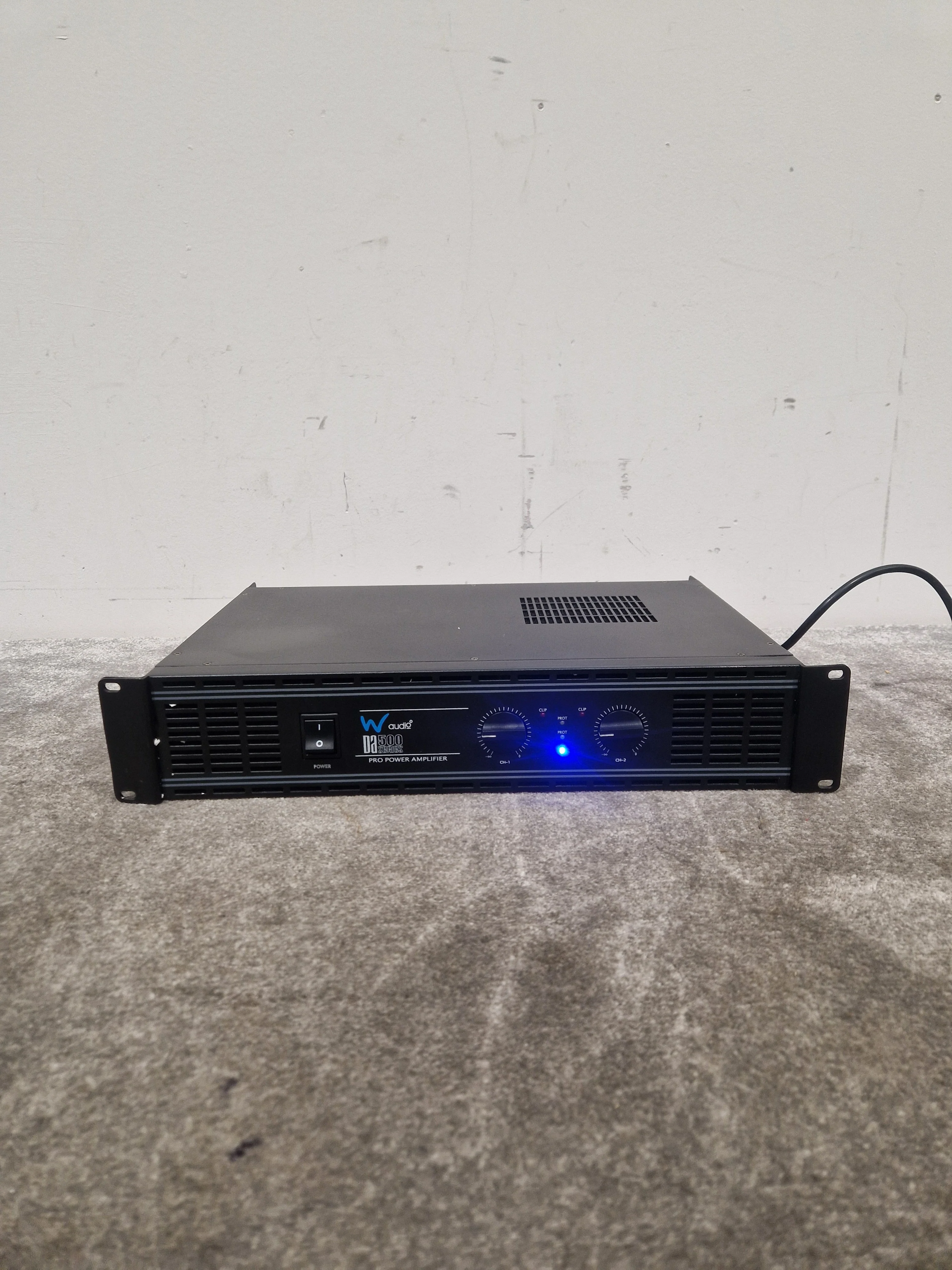 W-AUDIO DA-500 Power AMP Amplifier - 500W Performance - Very Good w/ Power Supply - Image 3