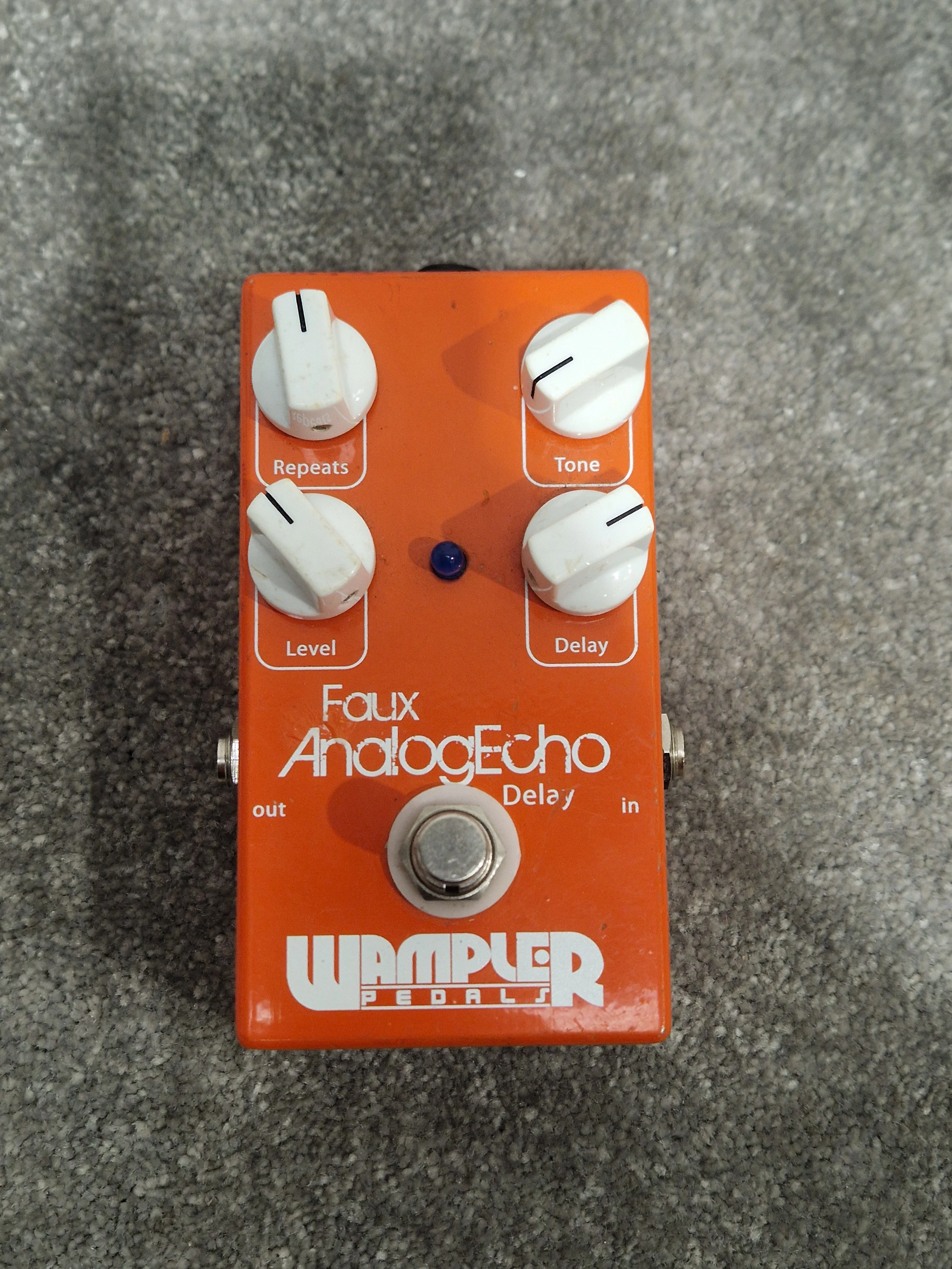 Wampler Faux Analog Echo Pedal - Warm Vintage Delay - Very Good