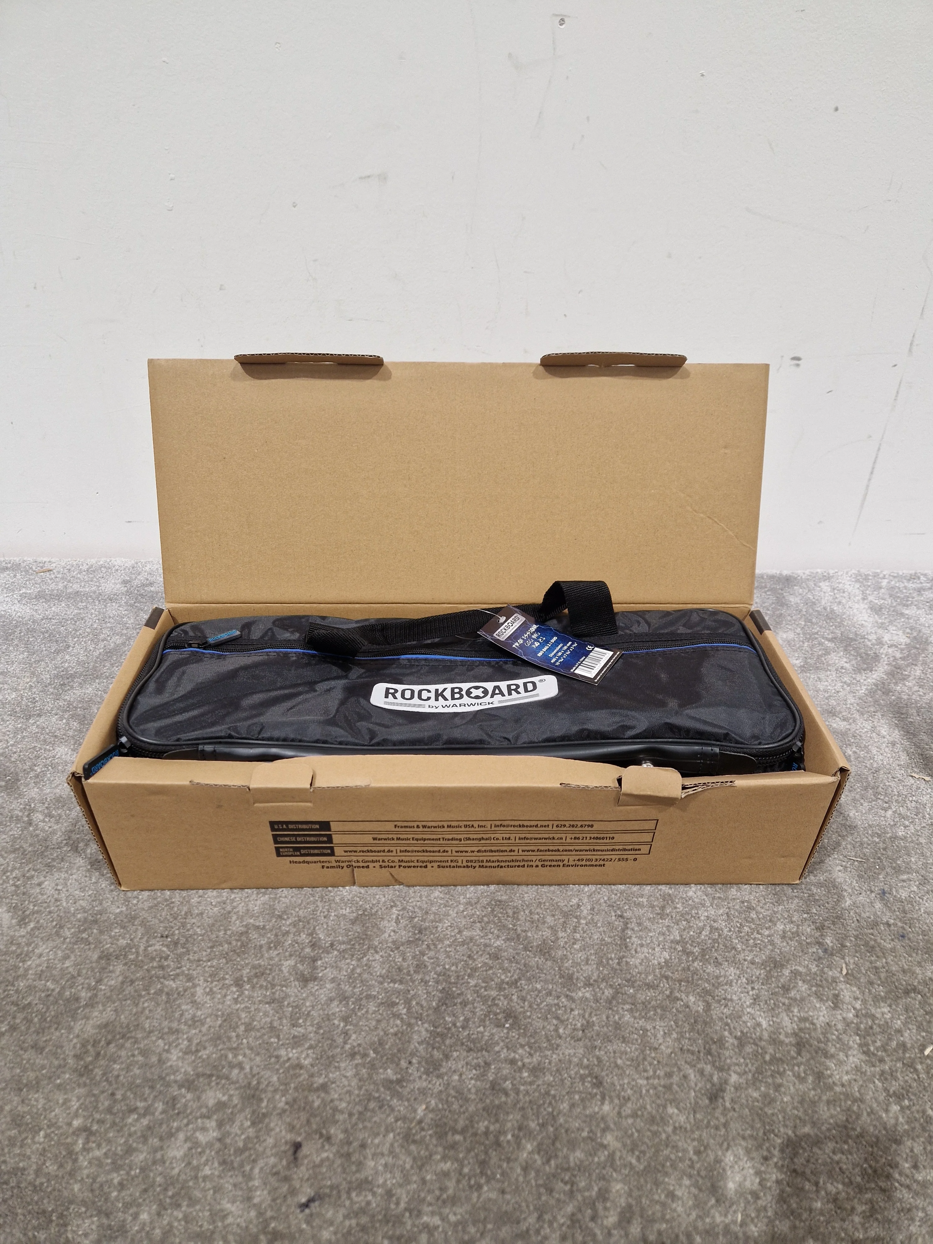 Warwick Rockboard Duo 2.1 - Compact Pedalboard - Excellent w/ Original Box & Soft Case - Image 2