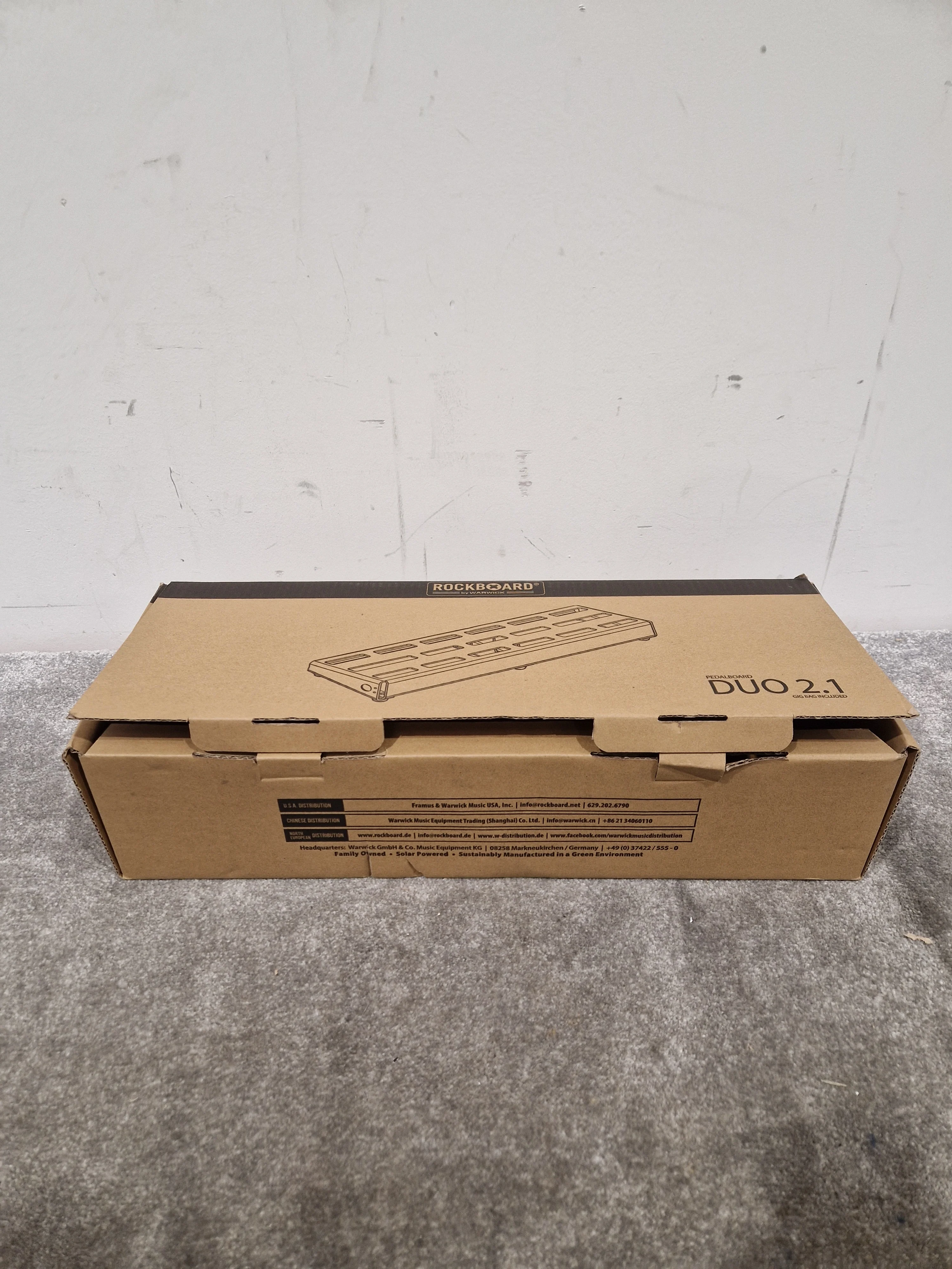 Warwick Rockboard Duo 2.1 - Compact Pedalboard - Excellent w/ Original Box & Soft Case - Image 3