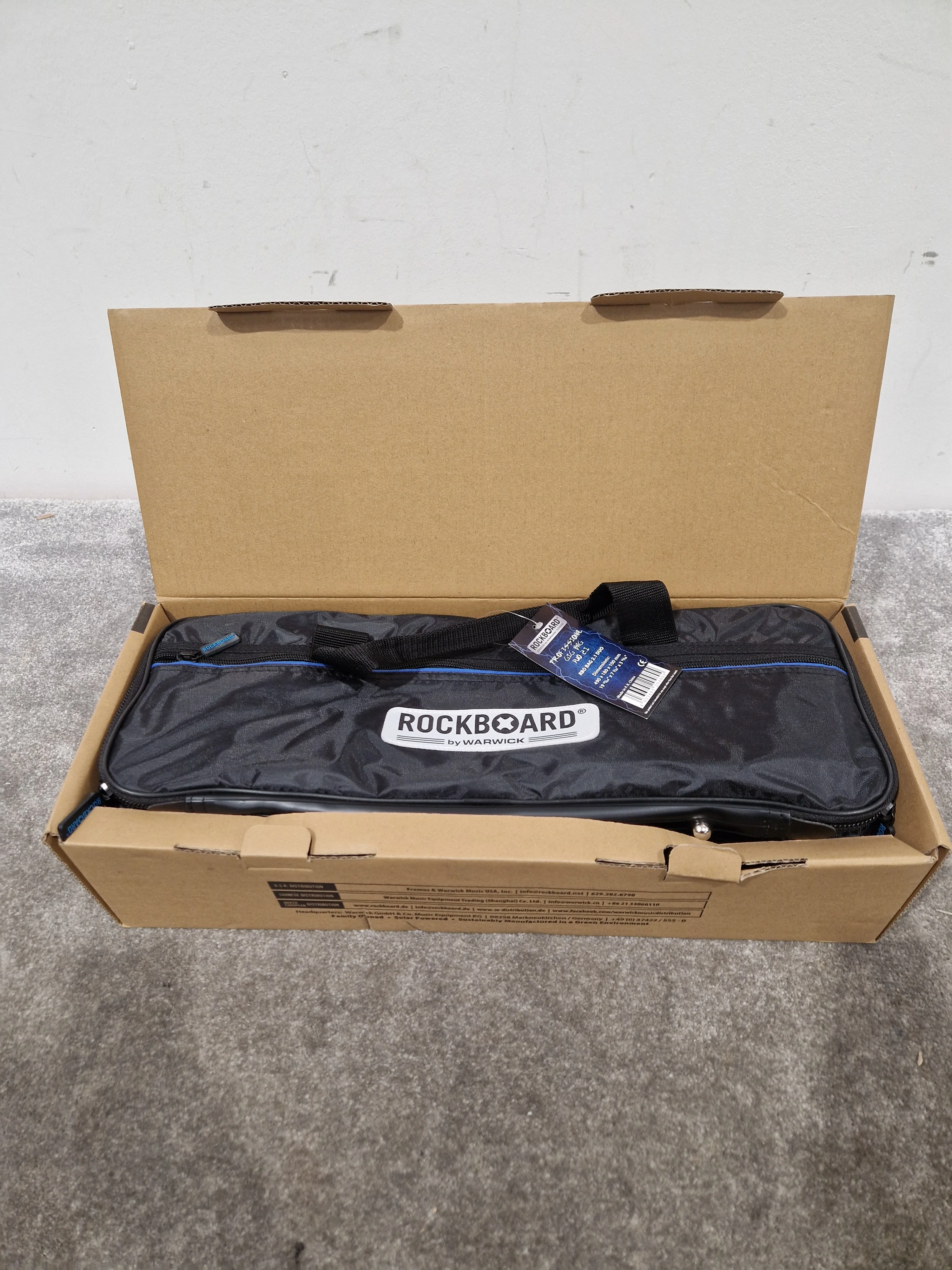 Warwick Rockboard Duo 2.1 - Compact Pedalboard - Excellent w/ Original Box & Soft Case - Image 5