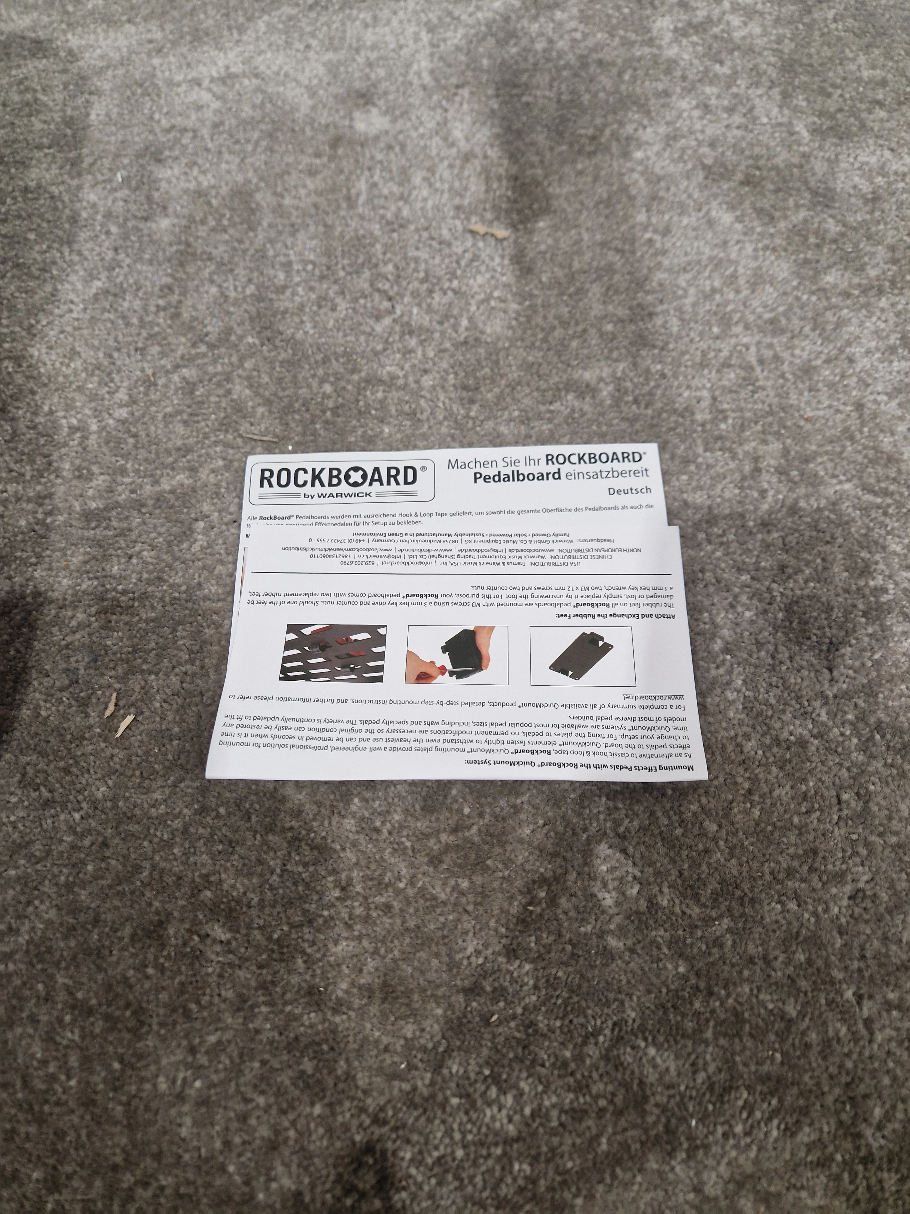 Warwick Rockboard Duo 2.1 - Compact Pedalboard - Excellent w/ Original Box & Soft Case - Image 7