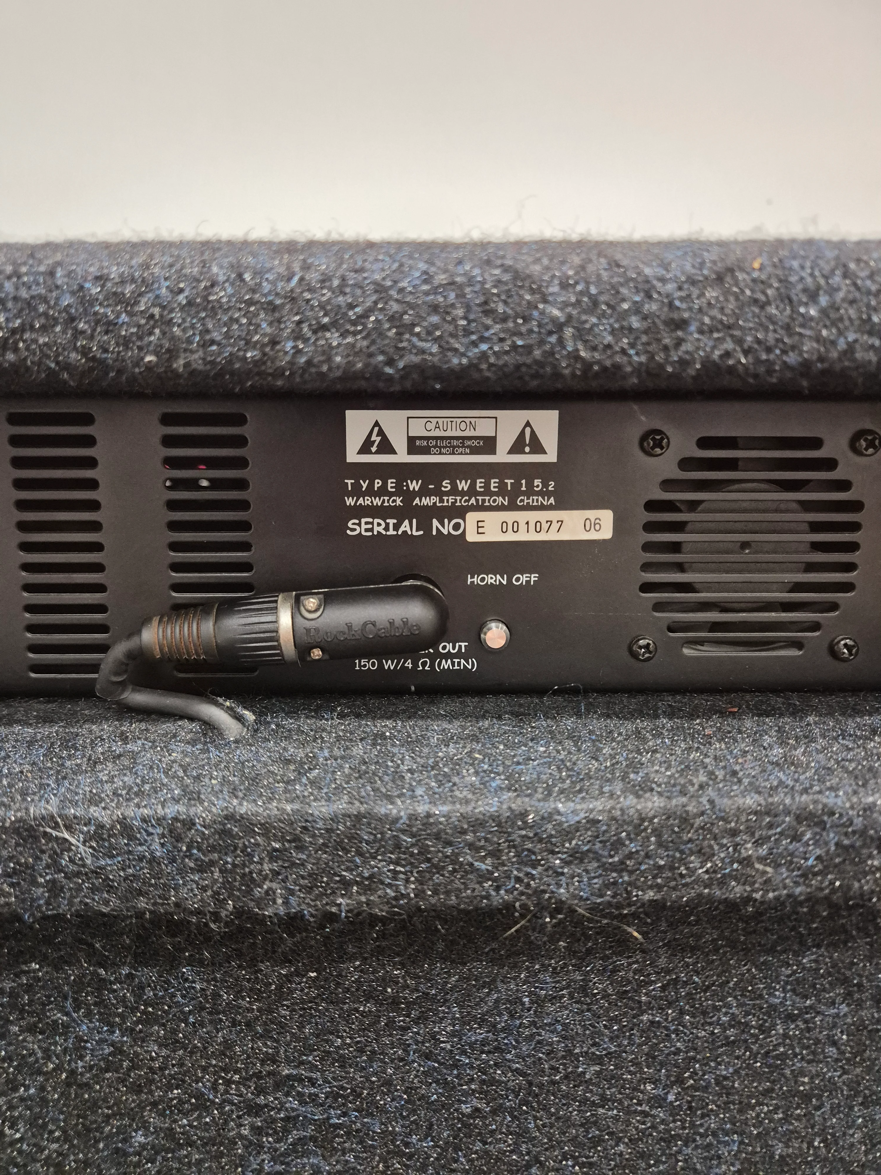 Warwick Sweet 15.2 - 150W Bass Combo Amplifier (Spares or Repairs) - Image 8