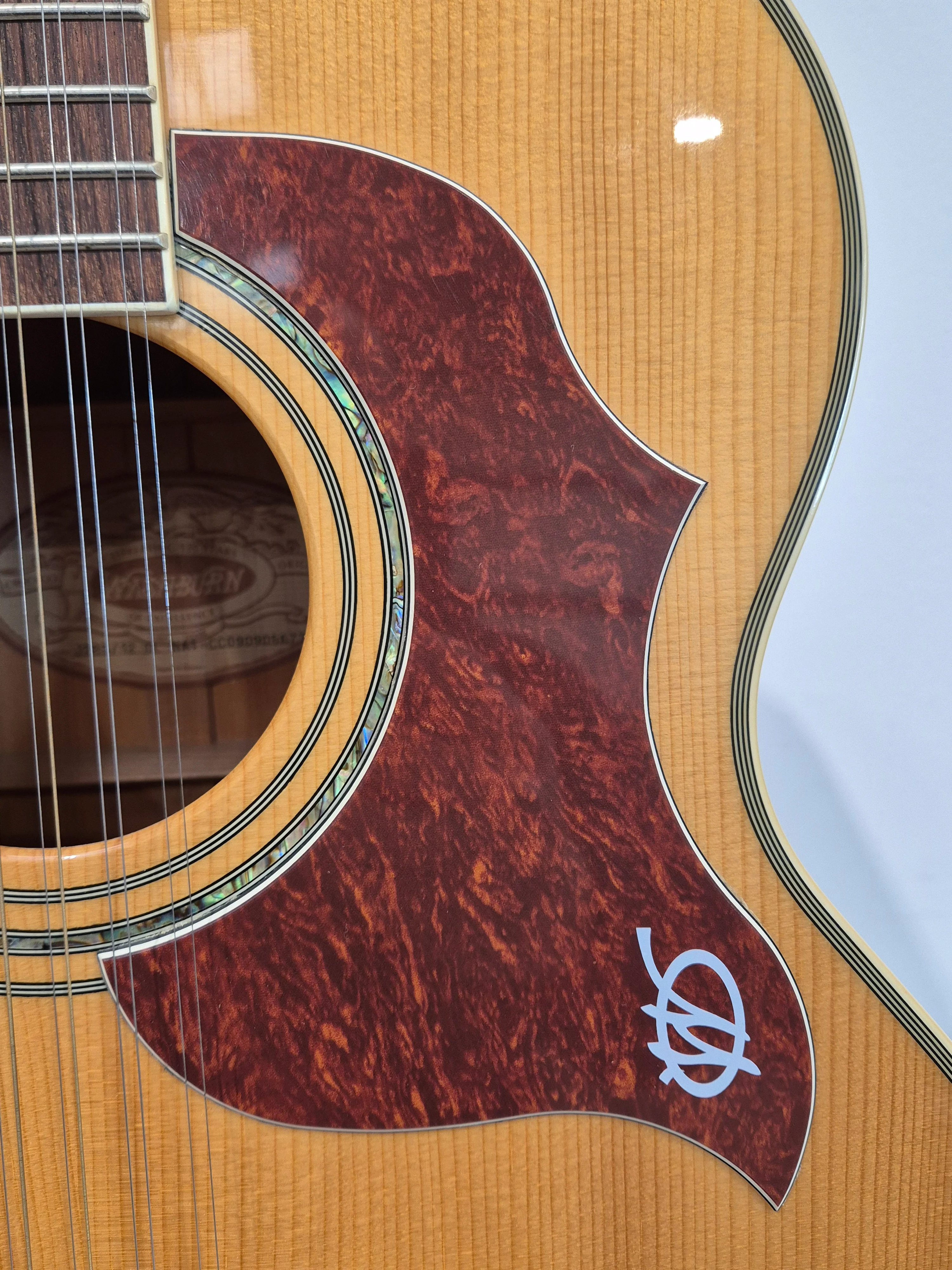 Washburn Cumberland J28S12DL - 12-String Acoustic Guitar w/ Soft Gig Bag - Image 4