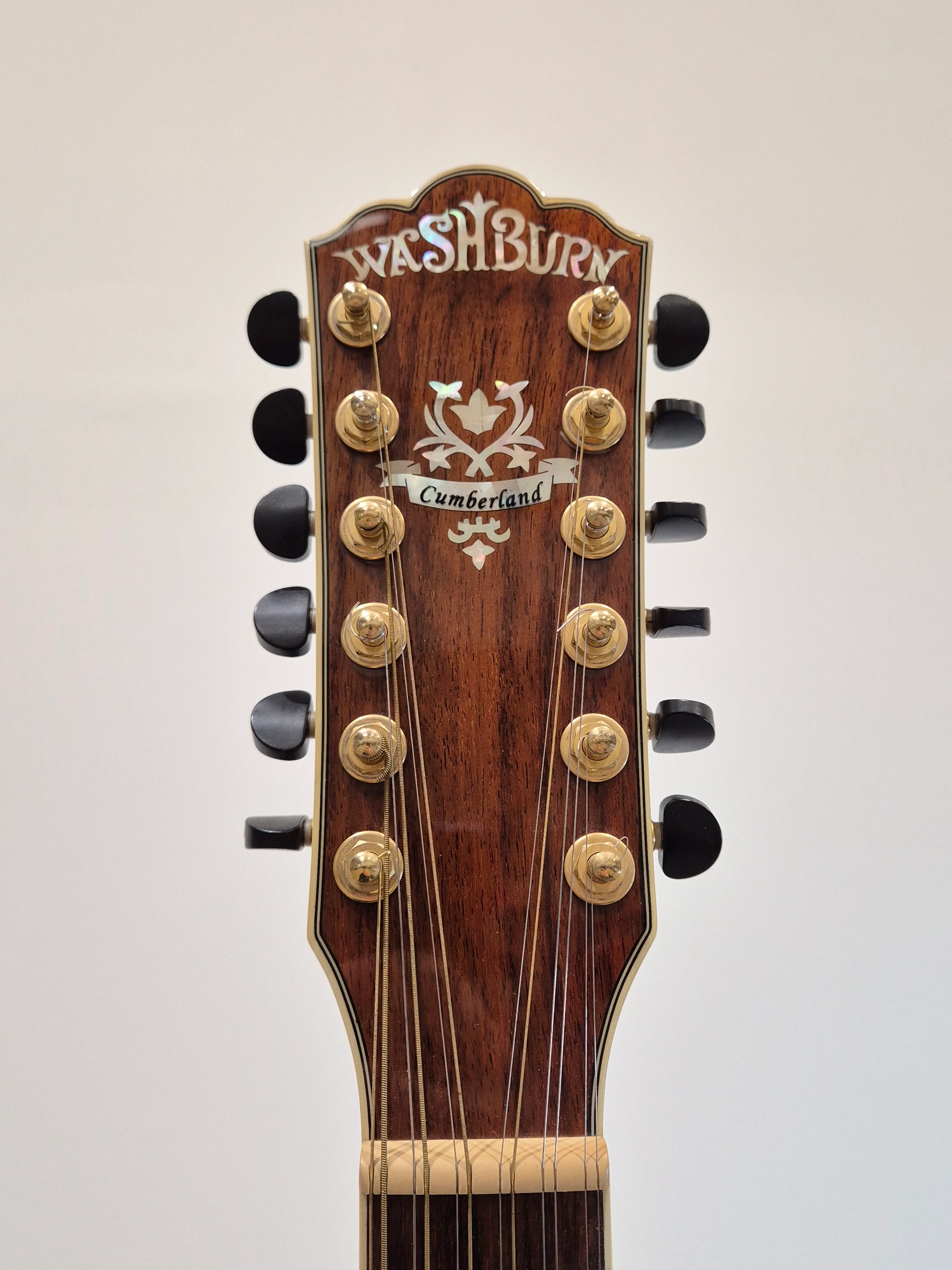 Washburn Cumberland J28S12DL - 12-String Acoustic Guitar w/ Soft Gig Bag - Image 6