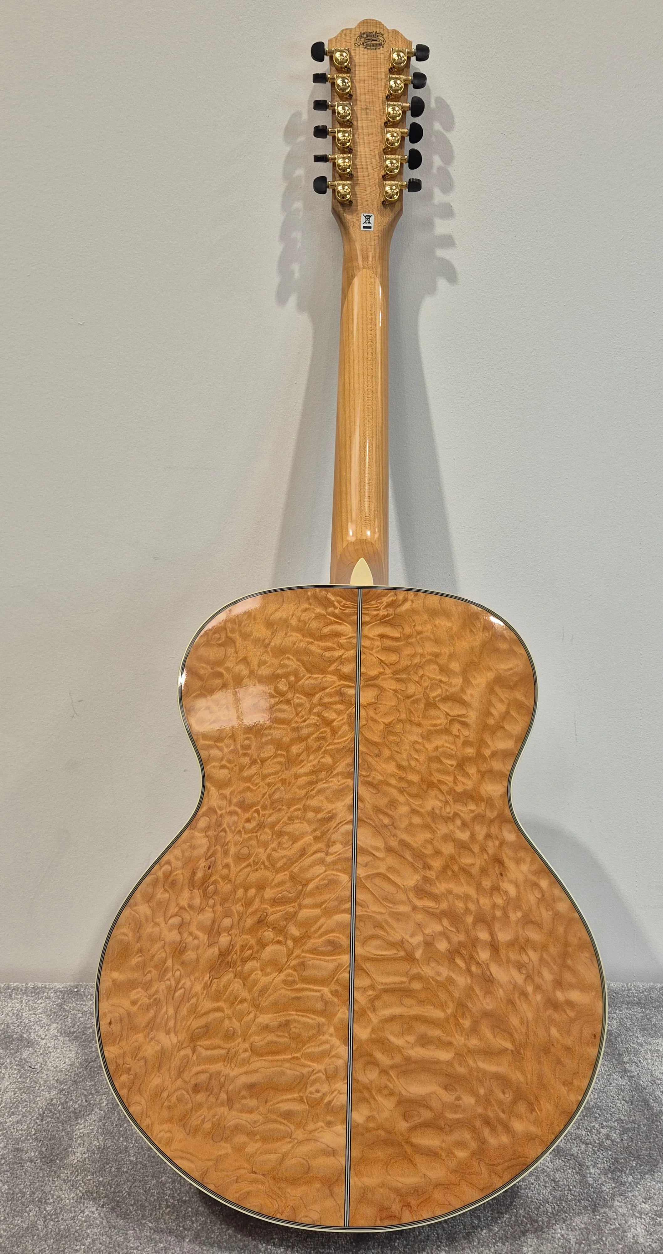Washburn Cumberland J28S12DL - 12-String Acoustic Guitar w/ Soft Gig Bag - Image 9