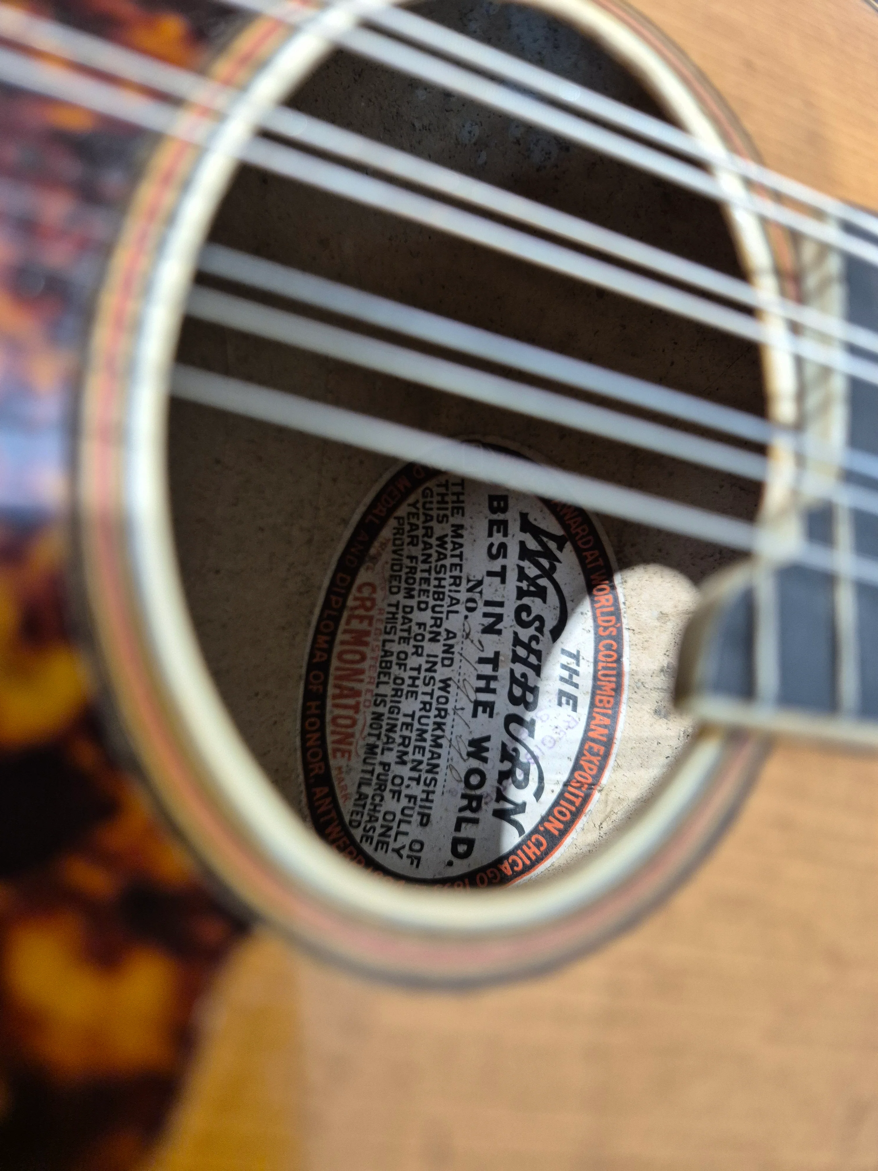 Washburn "Tater Bug" Mandolin - USA Vintage Antique - Image 4