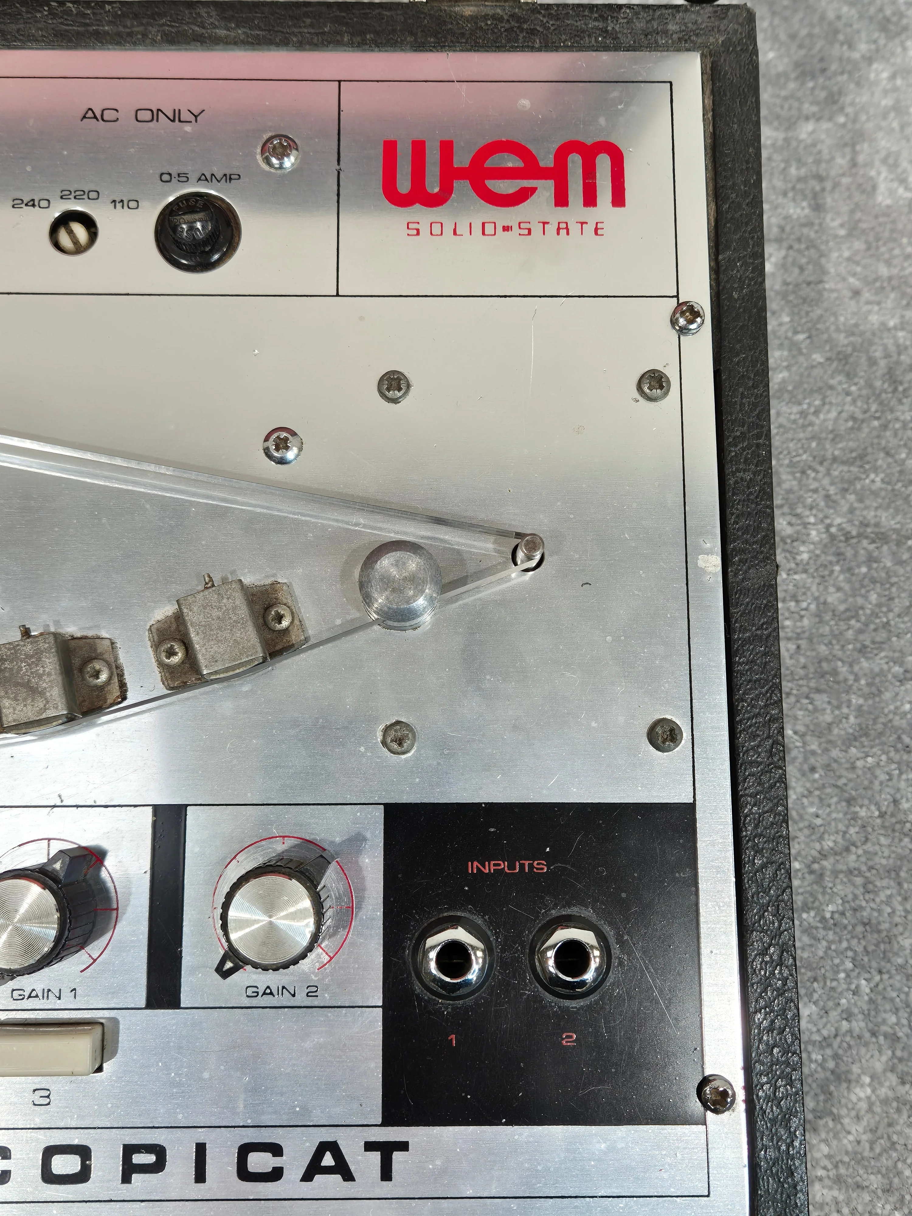 Watkins Copicat - Compact Tape Delay Effects Unit w/ Case (Spares or Repairs) - Image 2