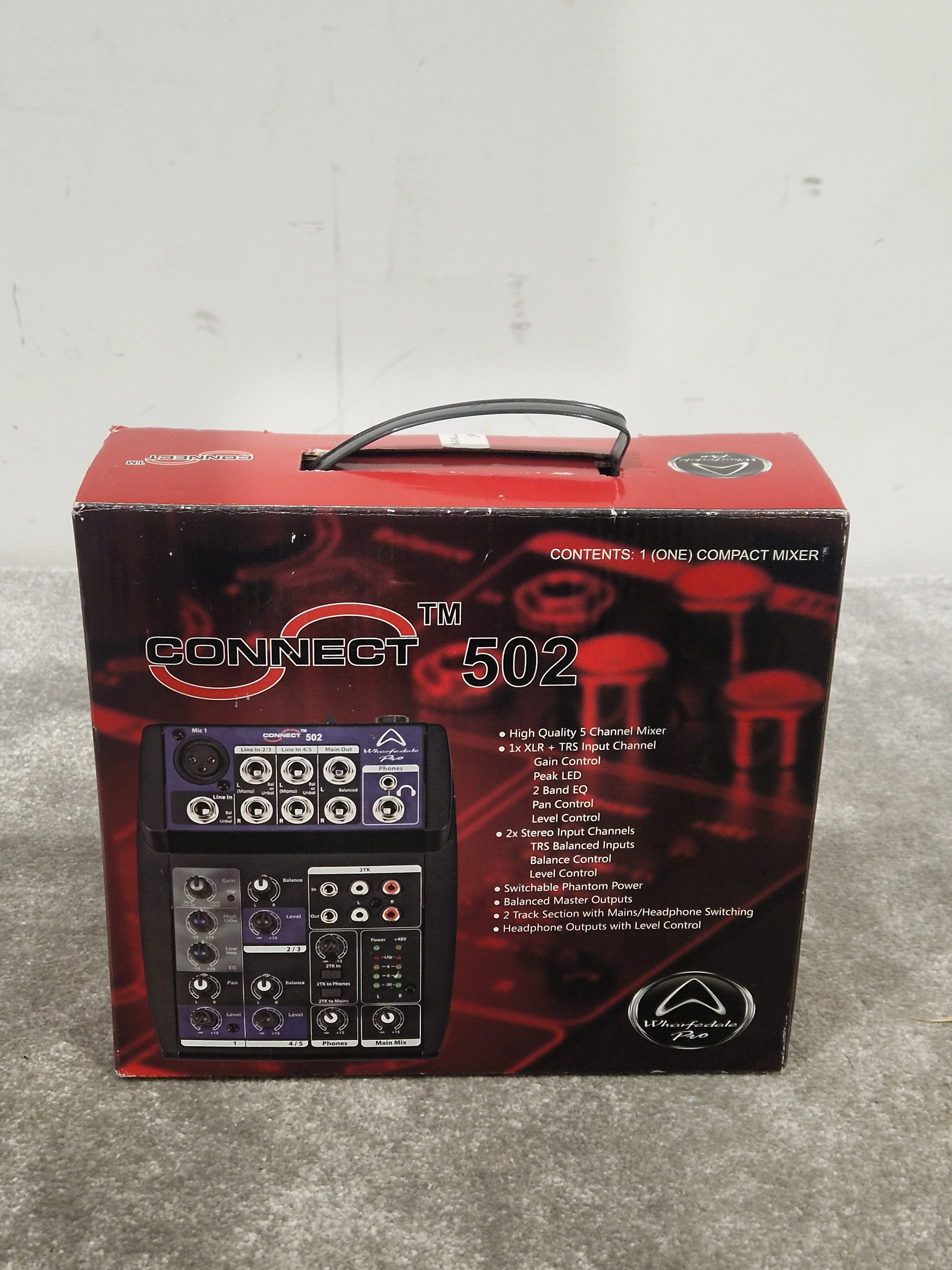 Wharfedale Pro Connect 502 Compact Mixer - 5-Channel Audio Control - Excellent w/ Original Box & Power Supply - Image 13