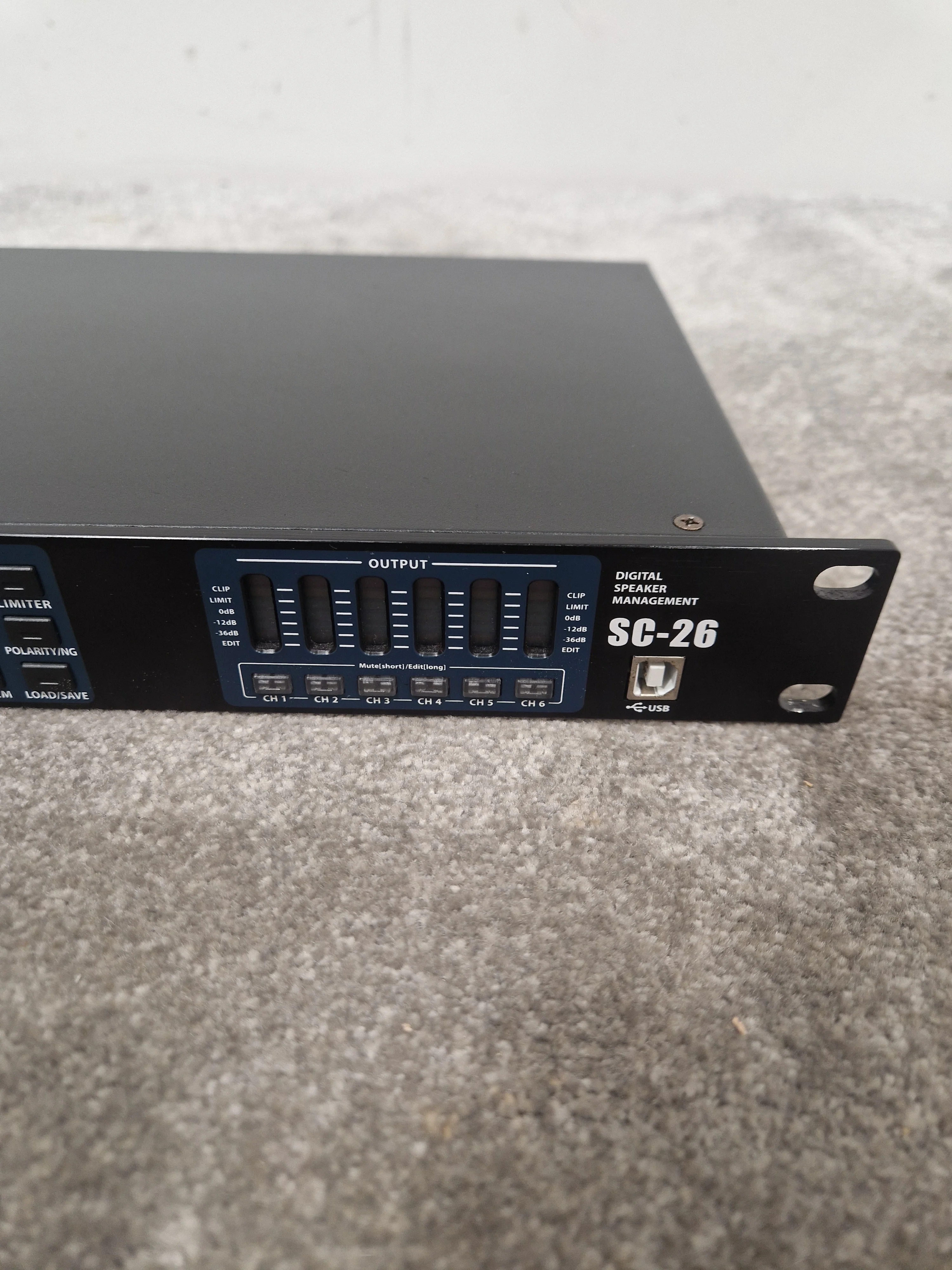Wharfedale Pro Sc-26 Digital Speaker Management - 24-bit/96kHz DSP, 2x6 Matrix - Excellent - Image 4