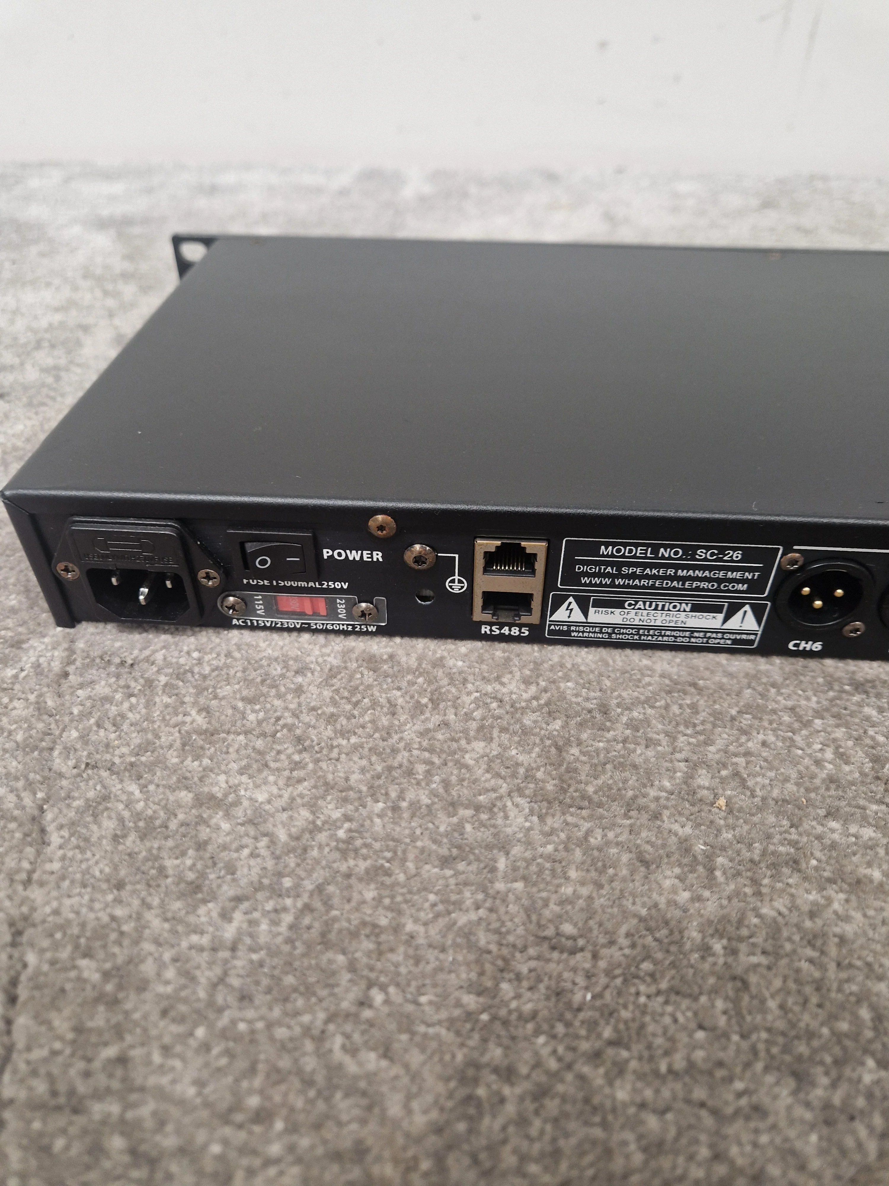 Wharfedale Pro Sc-26 Digital Speaker Management - 24-bit/96kHz DSP, 2x6 Matrix - Excellent - Image 9
