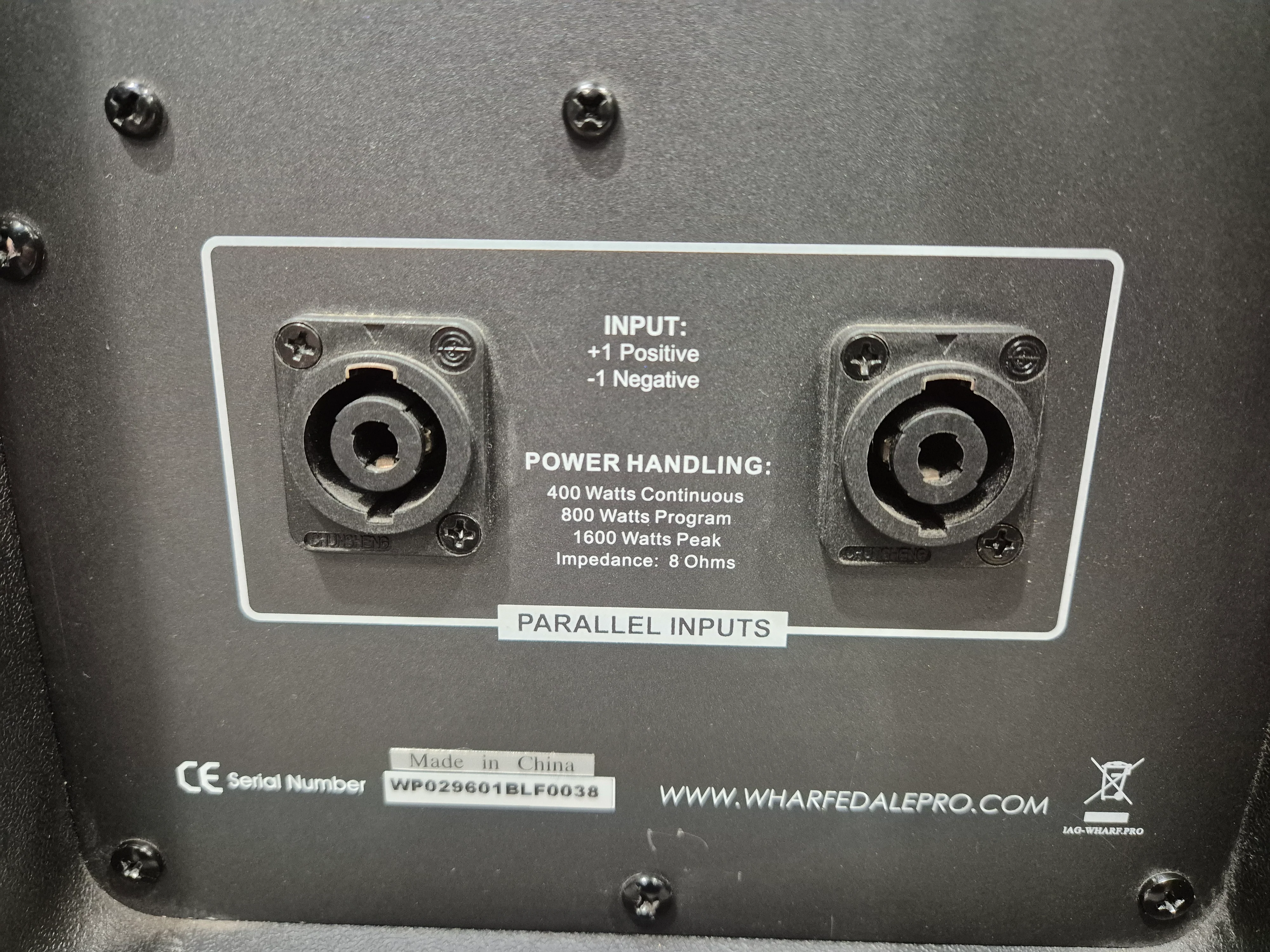 Wharfedale Pro Titan 15 PA Speaker - 400W Power - Excellent - Image 10