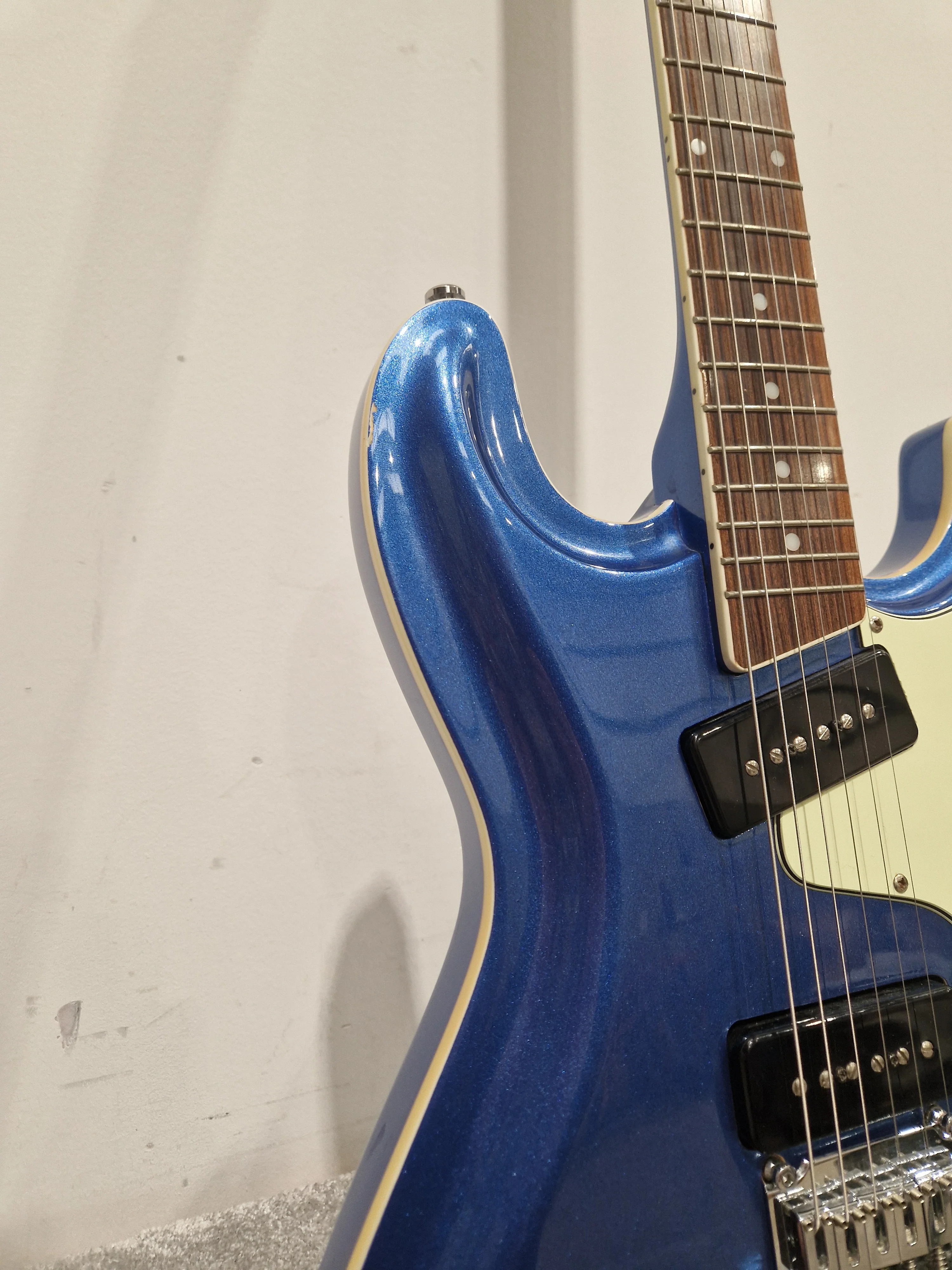 Wilson Bros The Ventures VM-65 - Electric Guitar - Blue - Good w/ Hard Case - Image 16