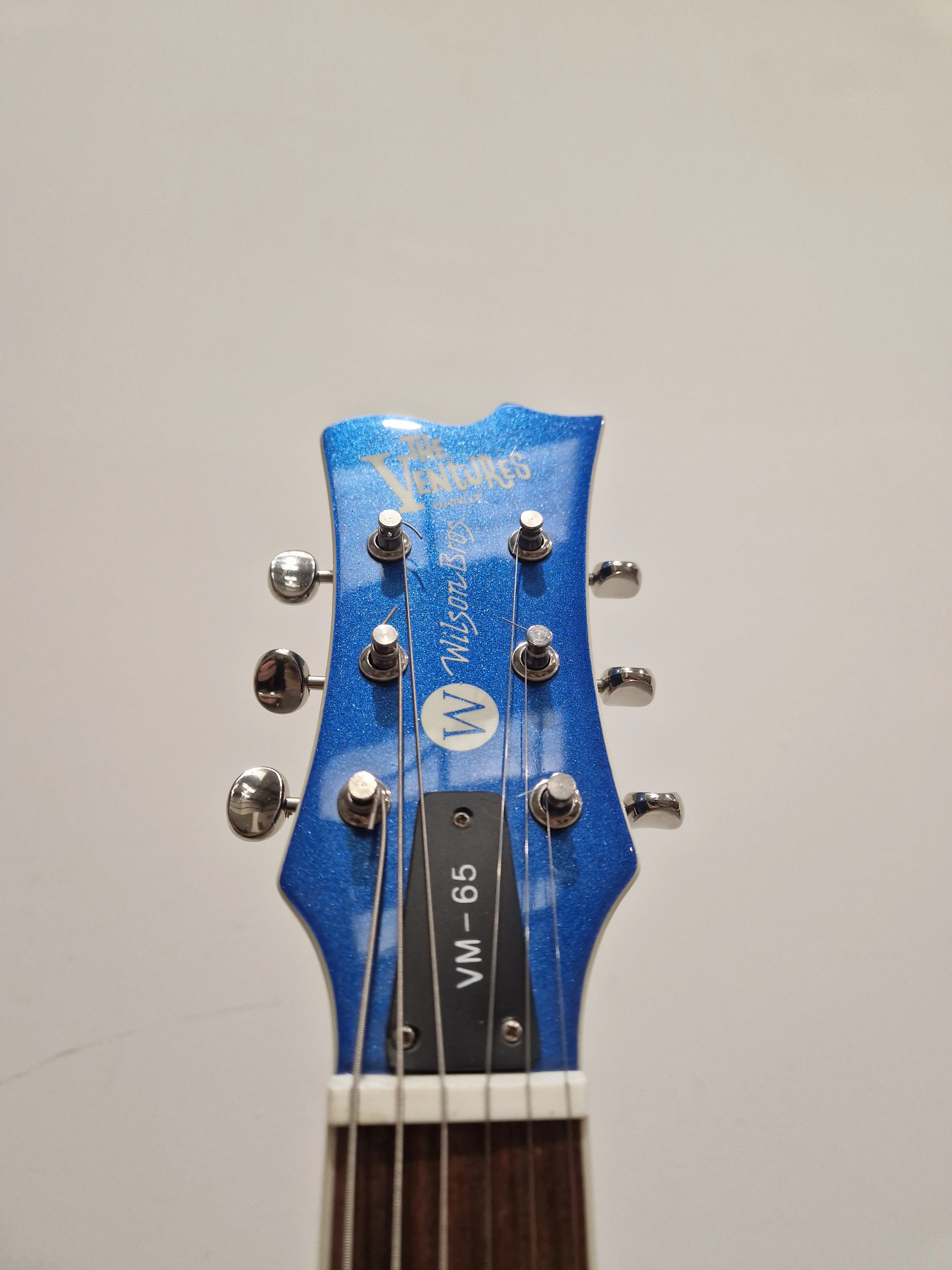 Wilson Bros The Ventures VM-65 - Electric Guitar - Blue - Good w/ Hard Case - Image 5