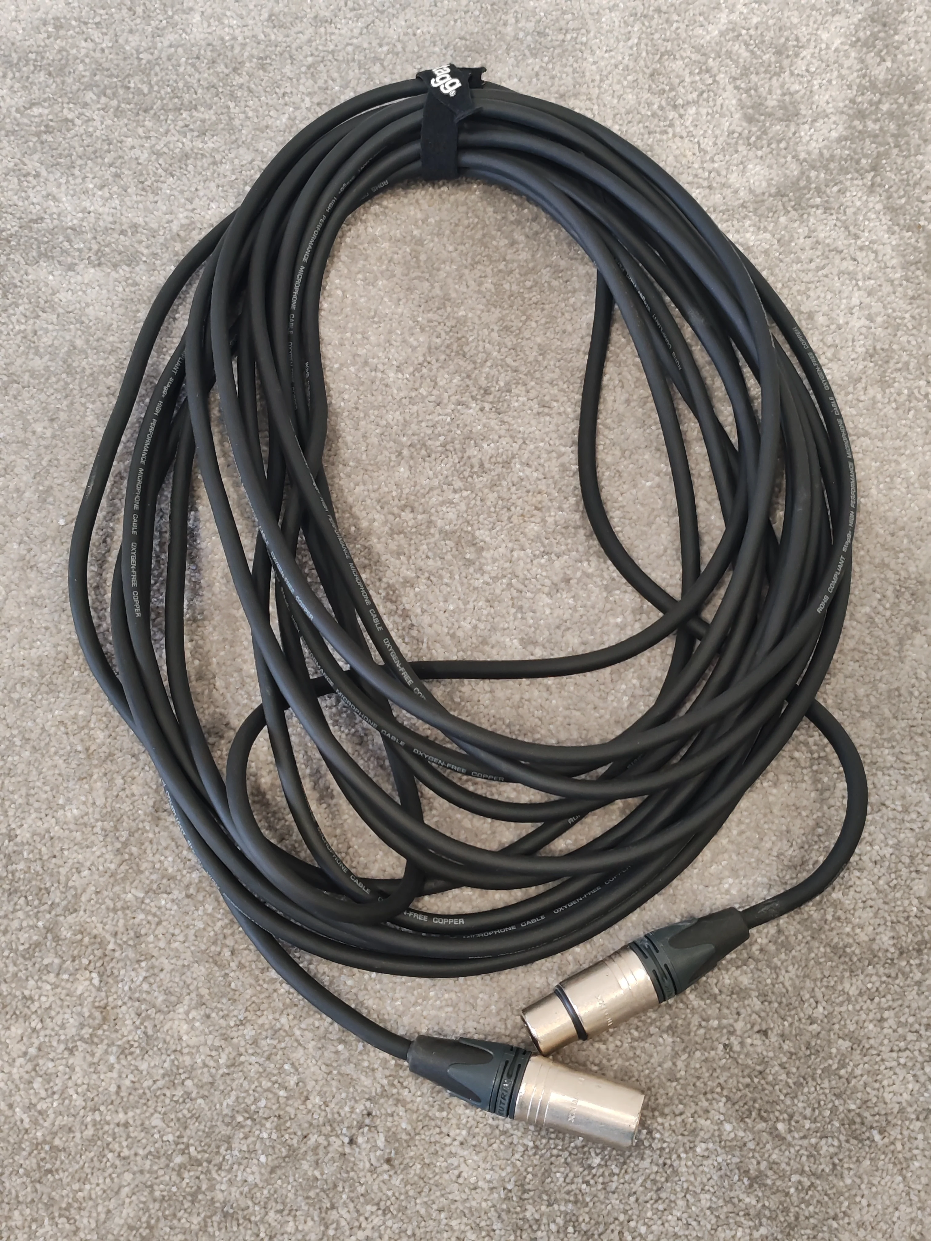 XLR Male to Female Cable, 10m Low Noise Audio Cable - Image 2