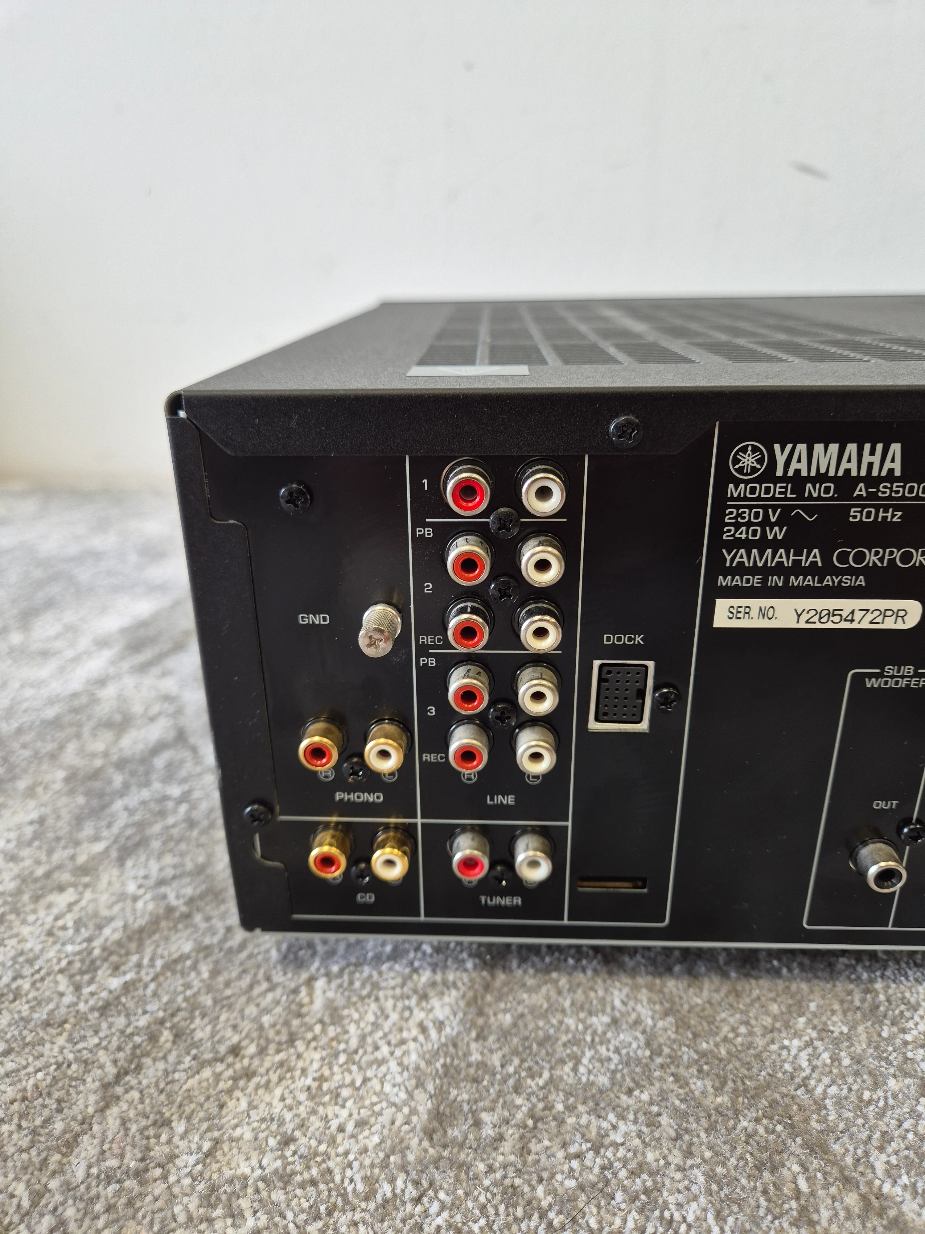 Yamaha A-S500 - Stereo Integrated Amplifier - Excellent - Image 9