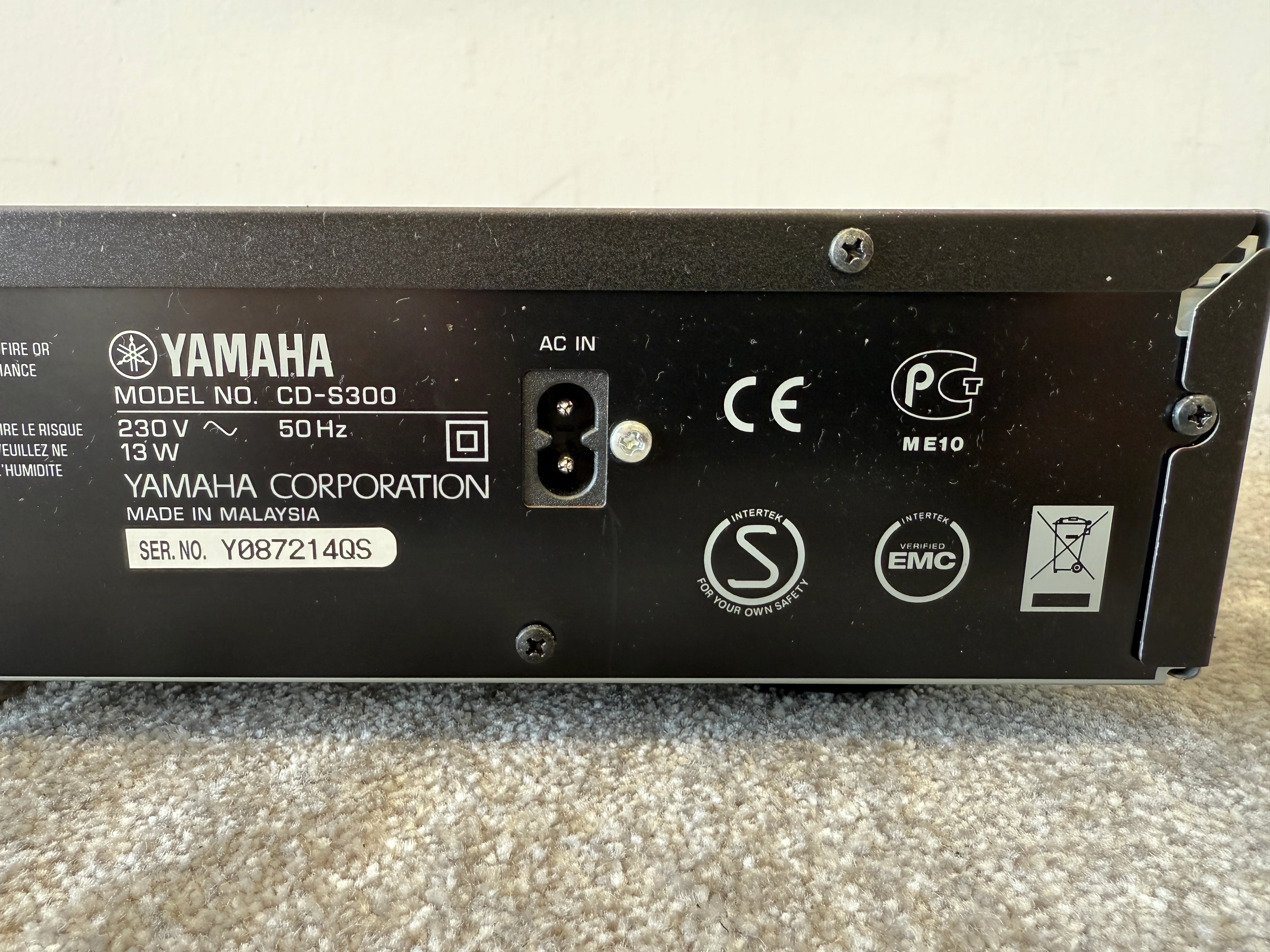 Yamaha CD-S300 Natural Sound CD Player – High-Precision Playback, USB Input Excellent - Image 10