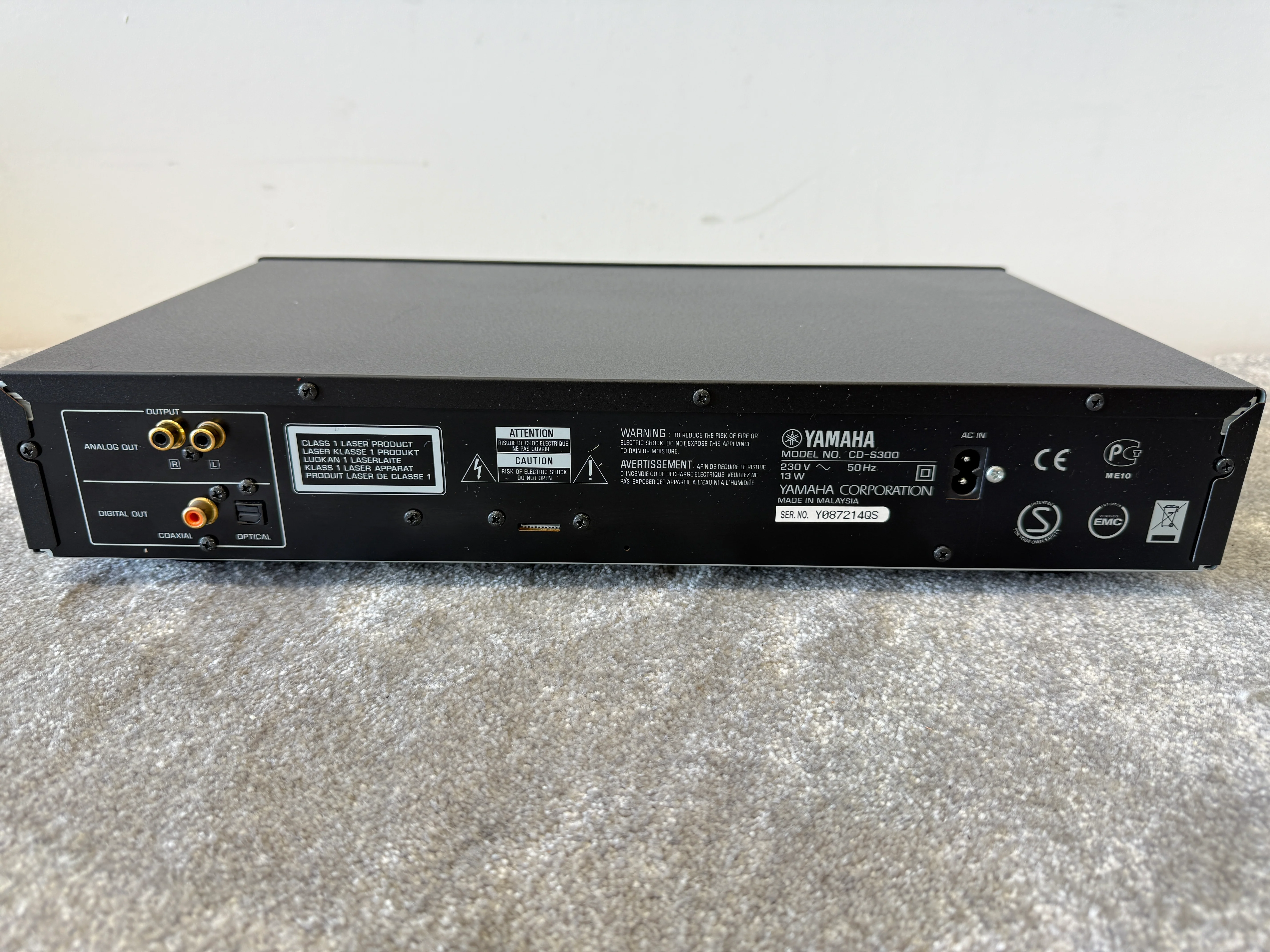 Yamaha CD-S300 Natural Sound CD Player – High-Precision Playback, USB Input Excellent - Image 9