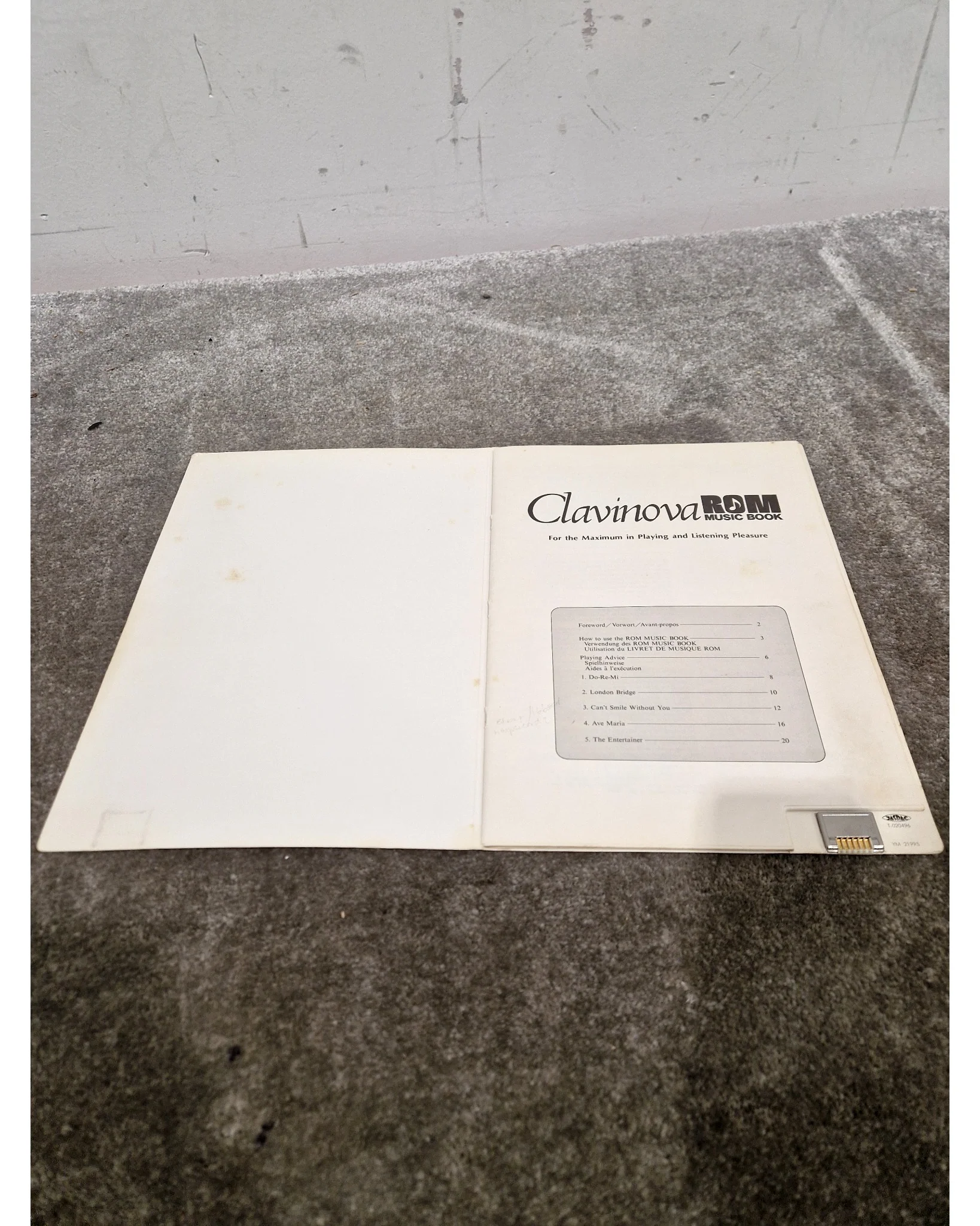 Yamaha Clavinova ROM Music Book 1985 – Sound Module - Excellent w/ ROM - Image 6
