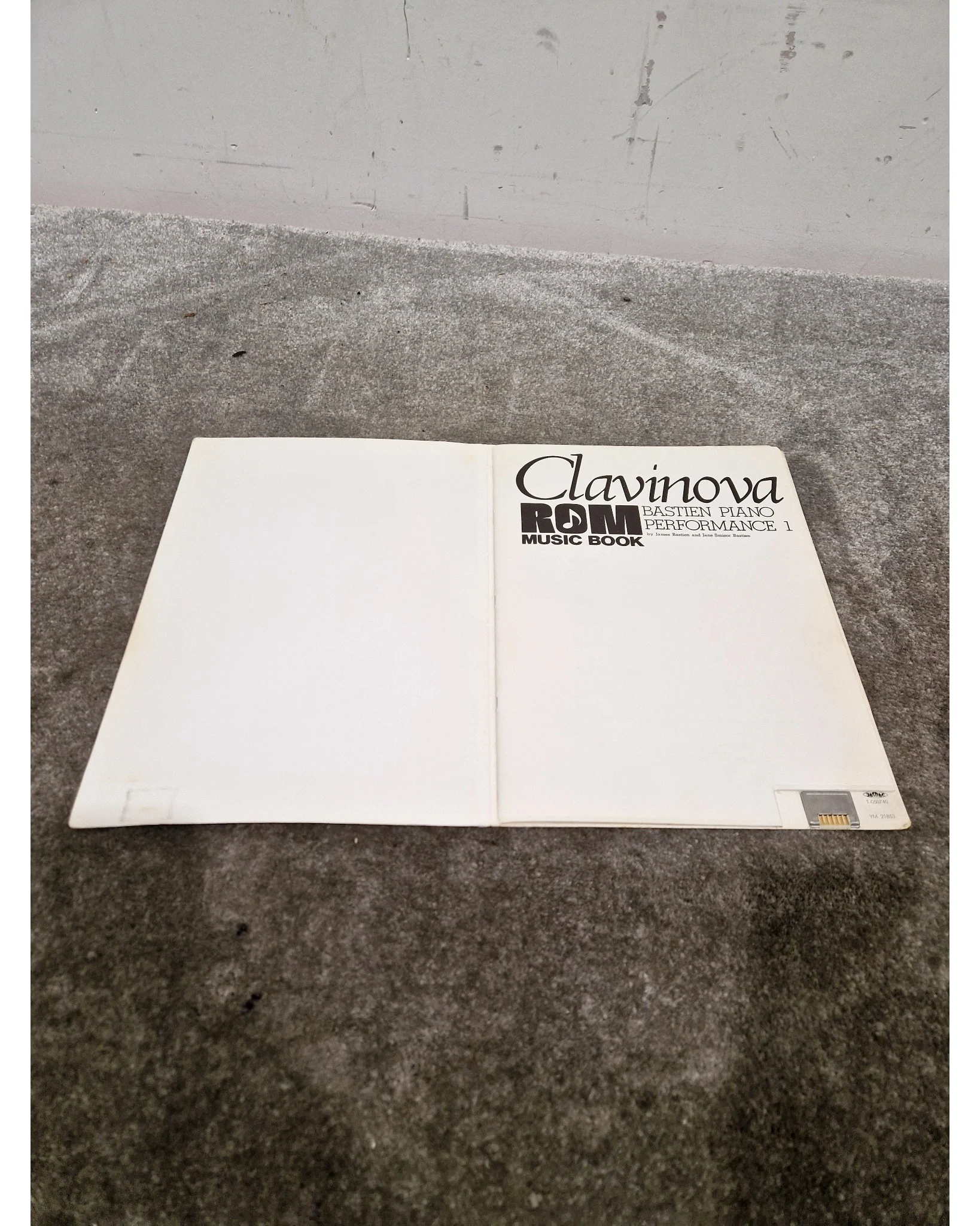 Yamaha Clavinova ROM Music Book Bastien Piano Performance 1 Vol.3 – Book - Excellent - Image 2
