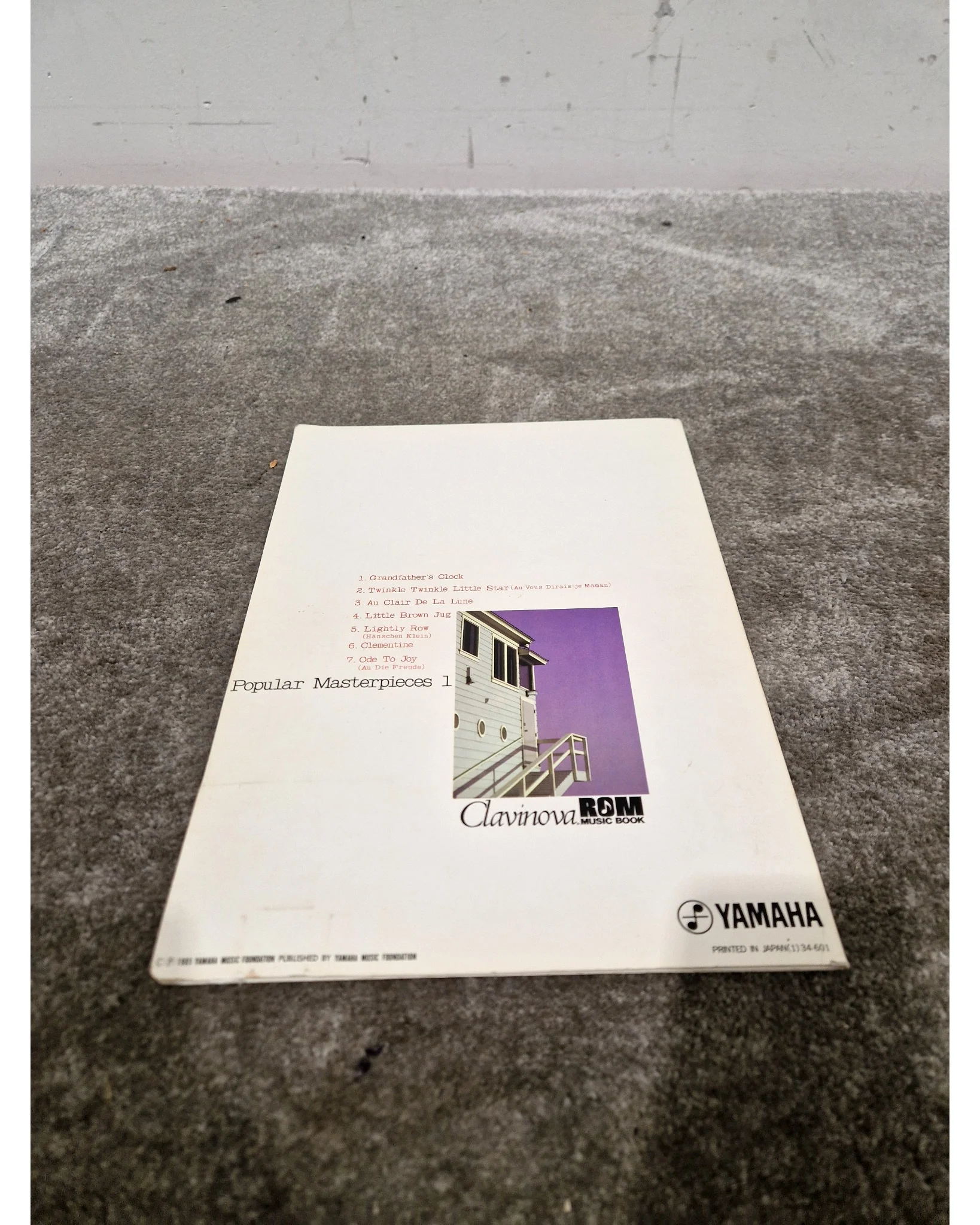 Yamaha Clavinova ROM Music Book Popular Masterpieces 1 Vol.1 – ROM Cartridge - Excellent w/ ROM Included - Image 10