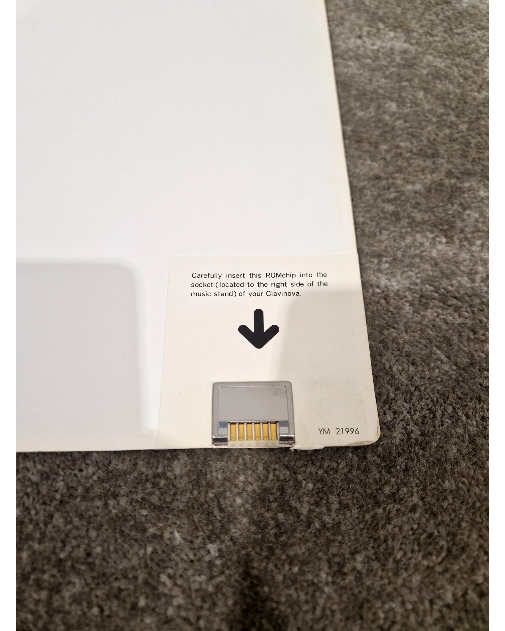 Yamaha Clavinova ROM Music Book Popular Masterpieces 1 Vol.1 – ROM Cartridge - Excellent w/ ROM Included - Image 3