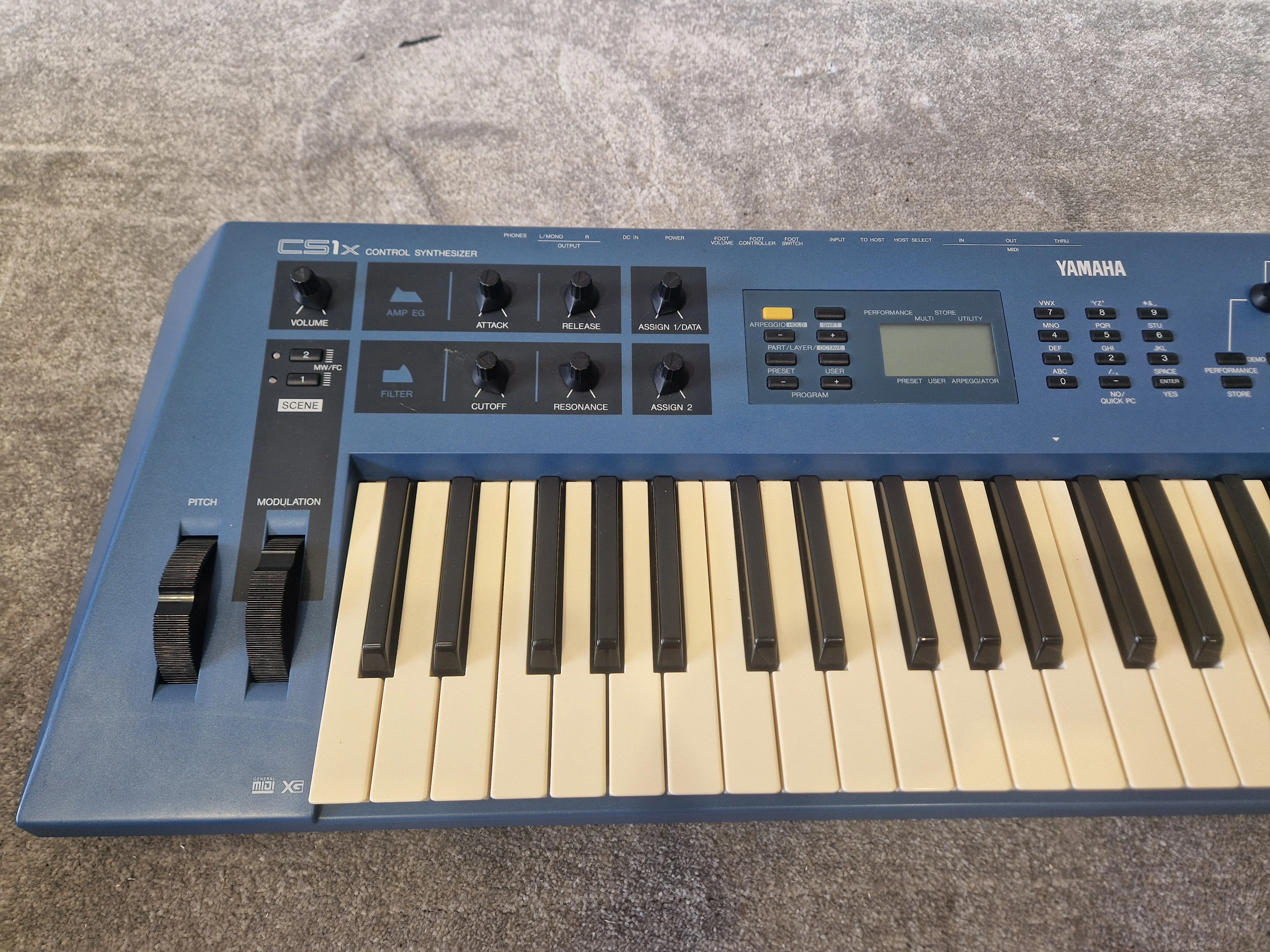 Yamaha CS1X 61-Key Synthesizer - 90s Era w/ Arpeggiator – Very Good - Image 9