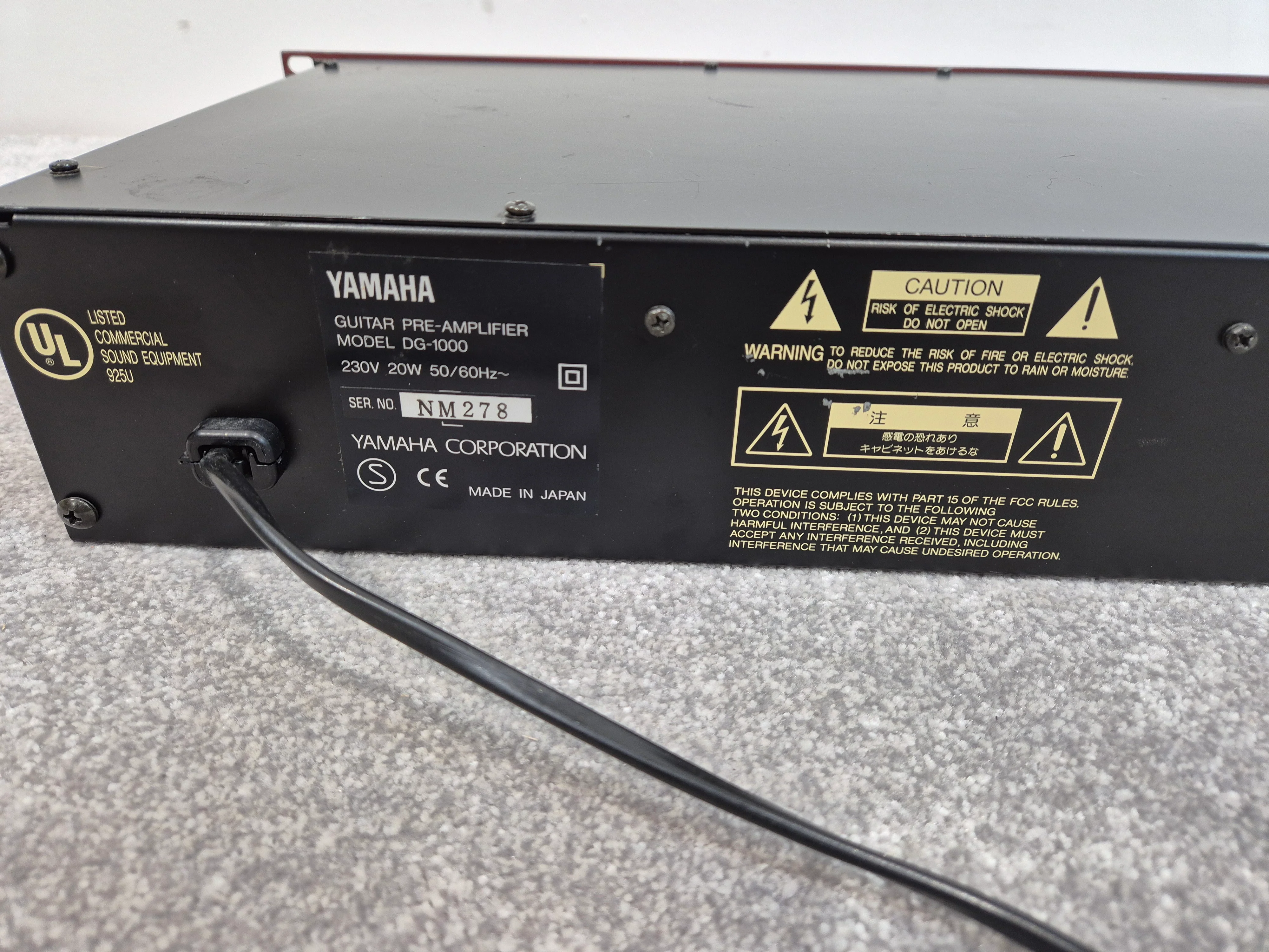 Yamaha DG-1000 - Guitar Preamp and Amp Modeller - Image 8
