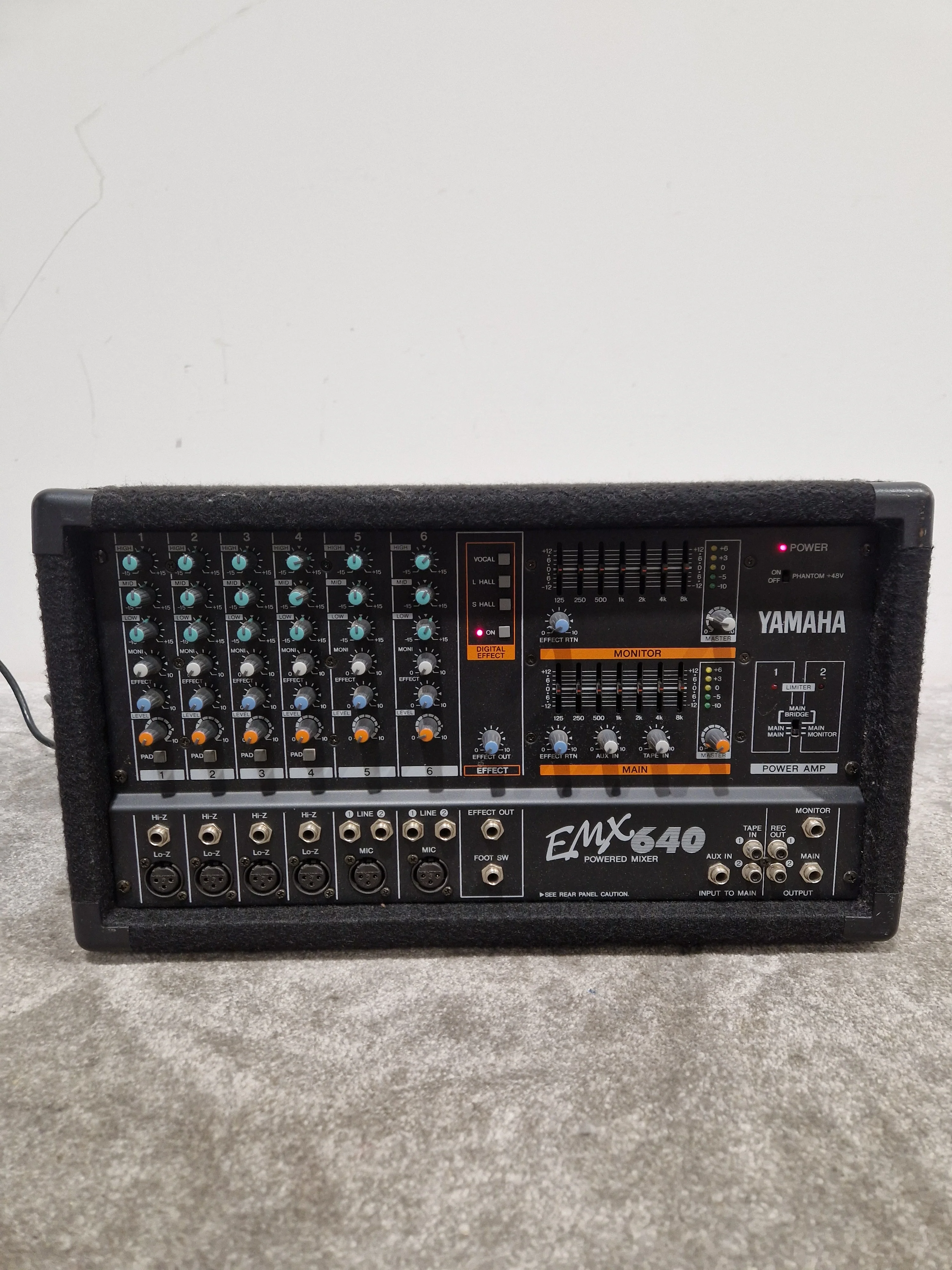 YAMAHA EMX640 Powered Mixer - 200W Stereo - Excellent w/ Power Supply - Image 13