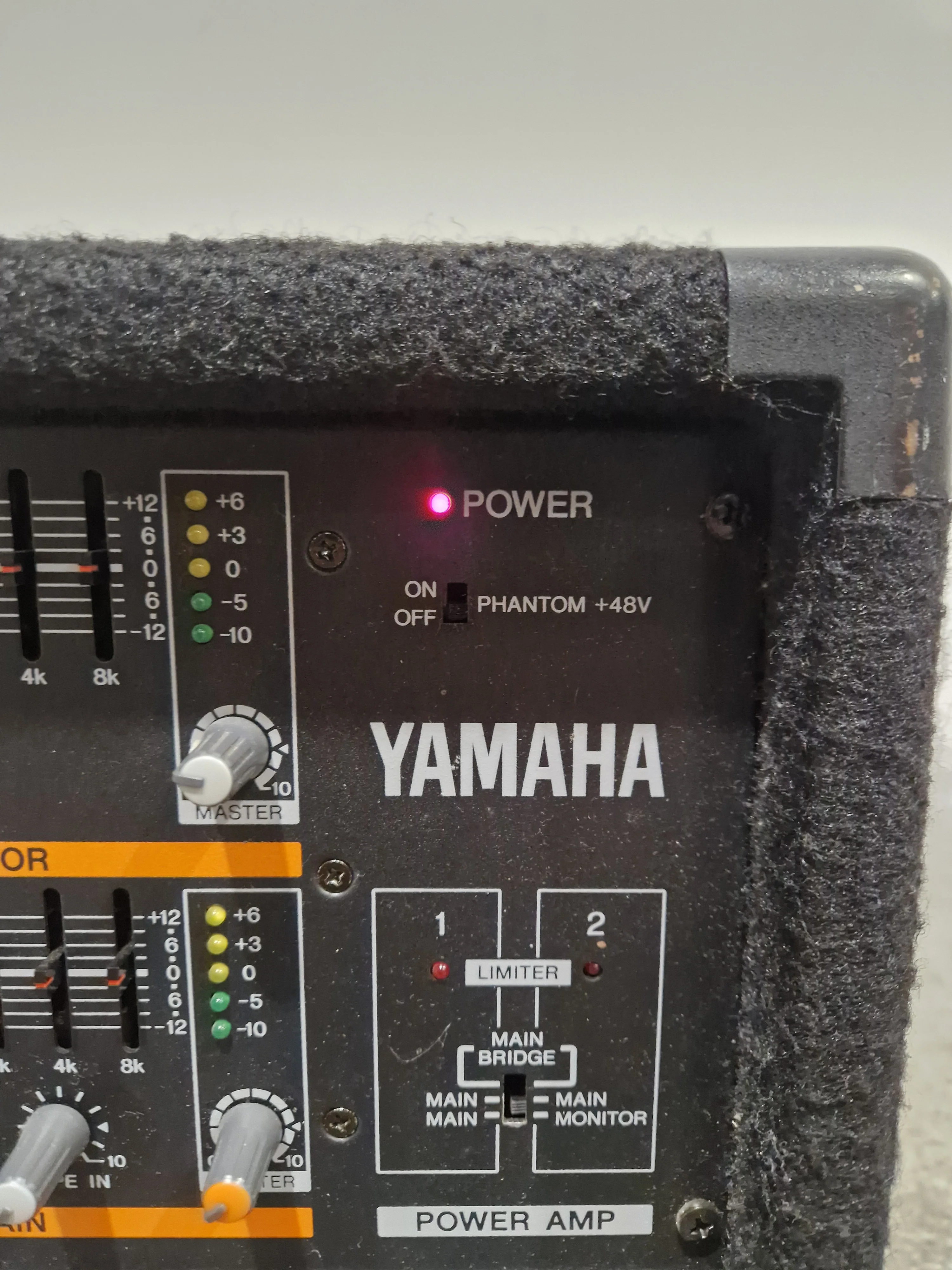 YAMAHA EMX640 Powered Mixer - 200W Stereo - Excellent w/ Power Supply - Image 2