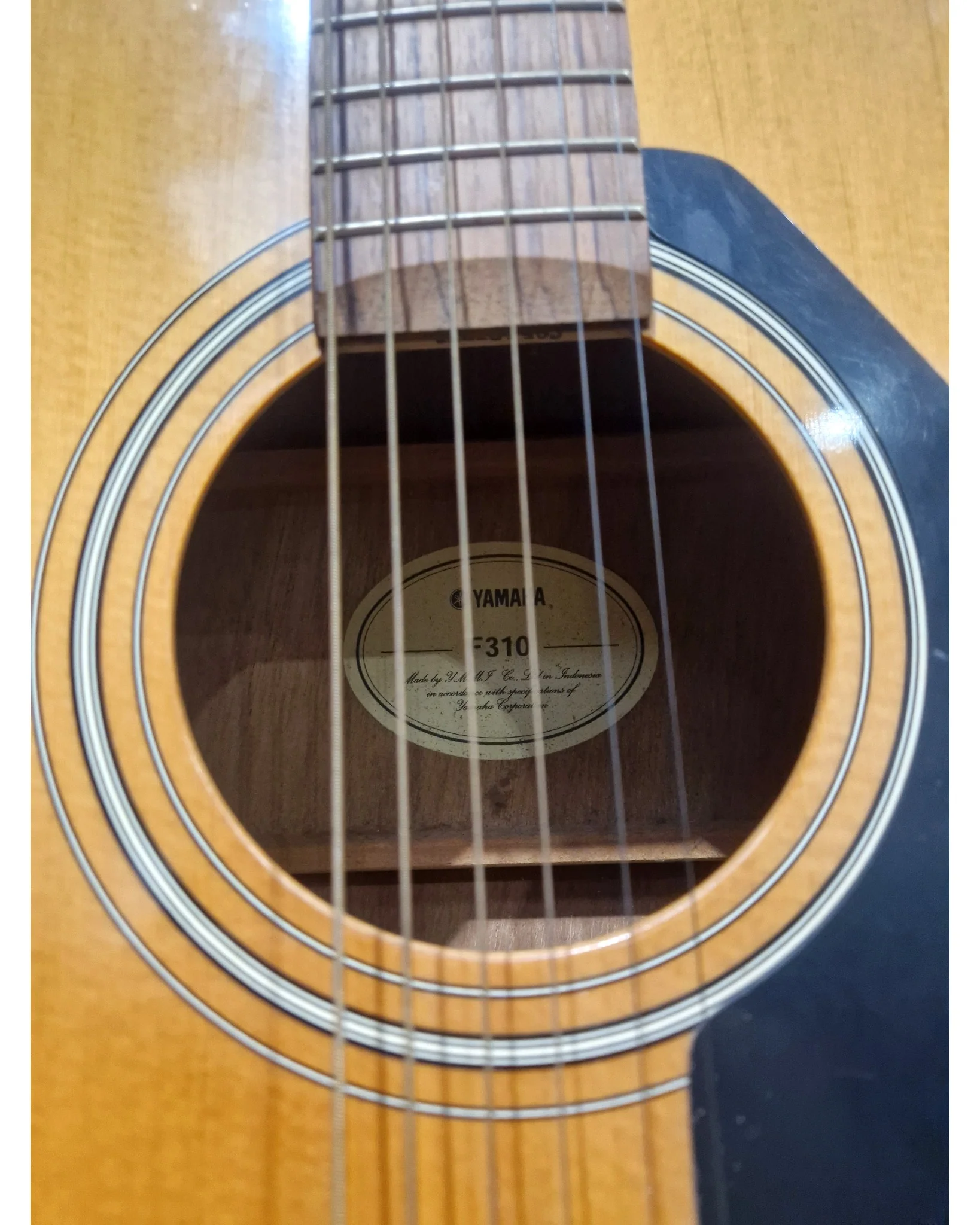 Yamaha F310 Acoustic Guitar - Natural – Acoustic Guitar - Good - Image 15