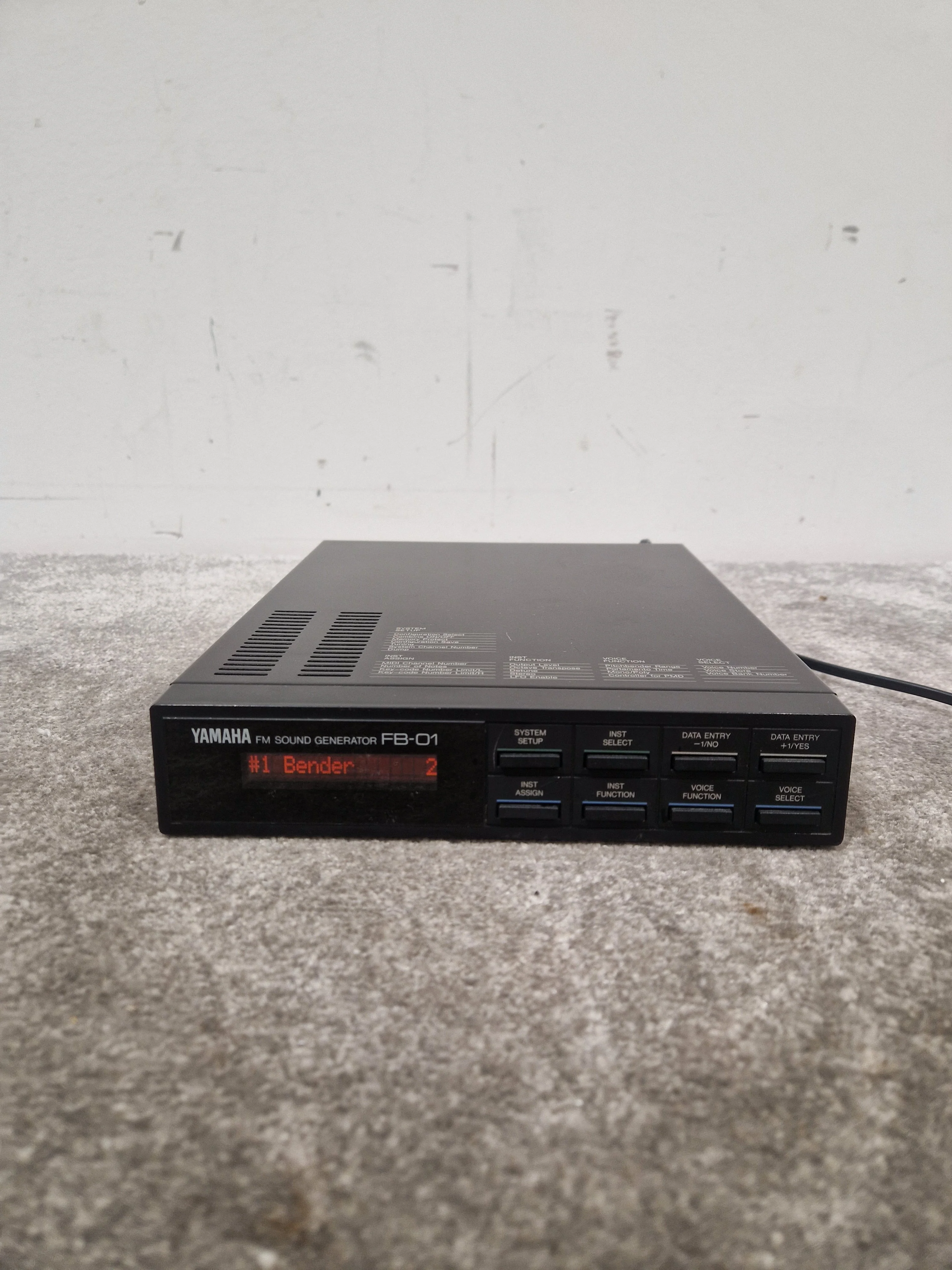 Yamaha FB-01 - FM Tone Generator Module - Very Good w/ Power Supply & Pedal