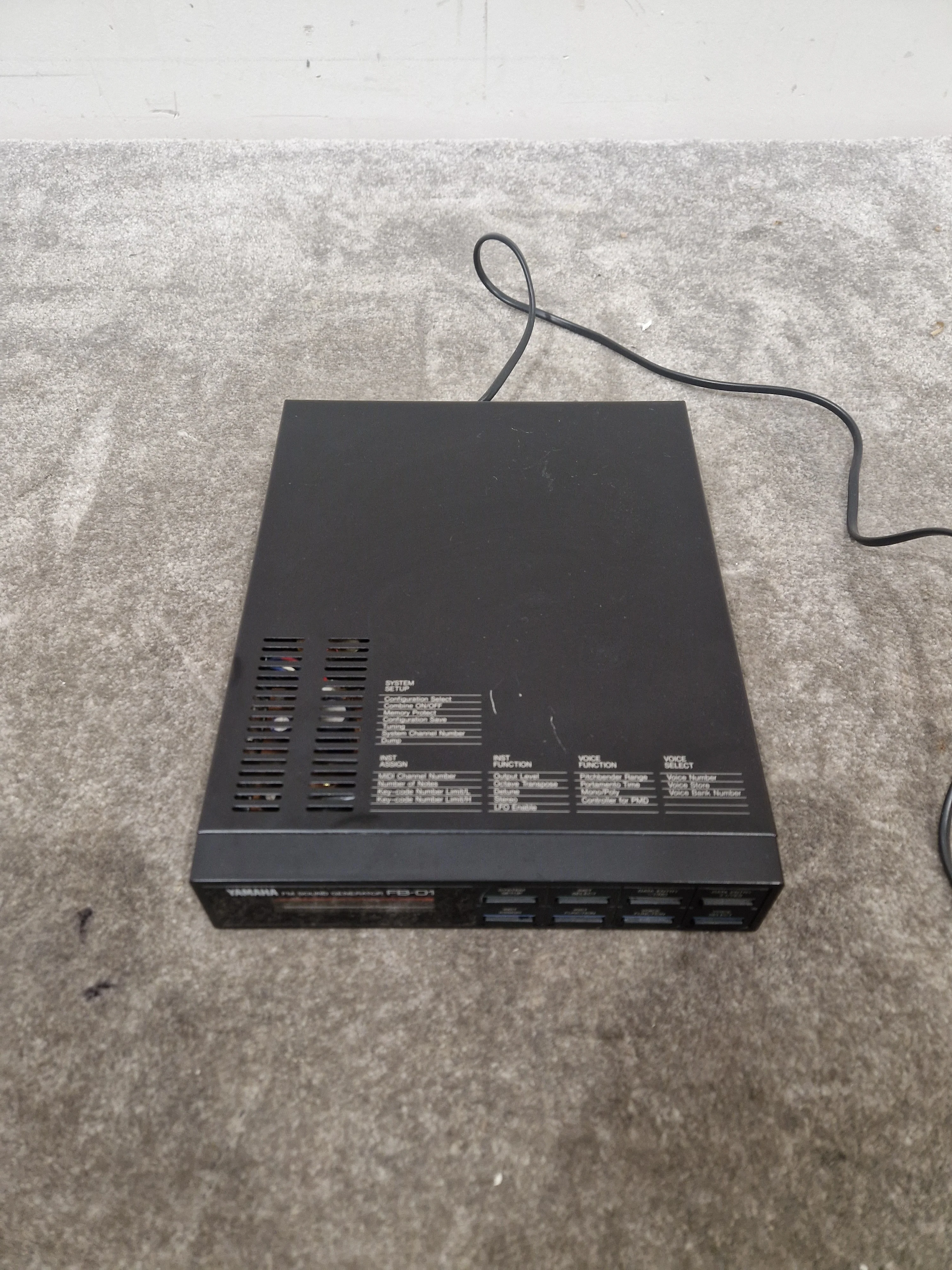 Yamaha FB-01 - FM Tone Generator Module - Very Good w/ Power Supply & Pedal - Image 6