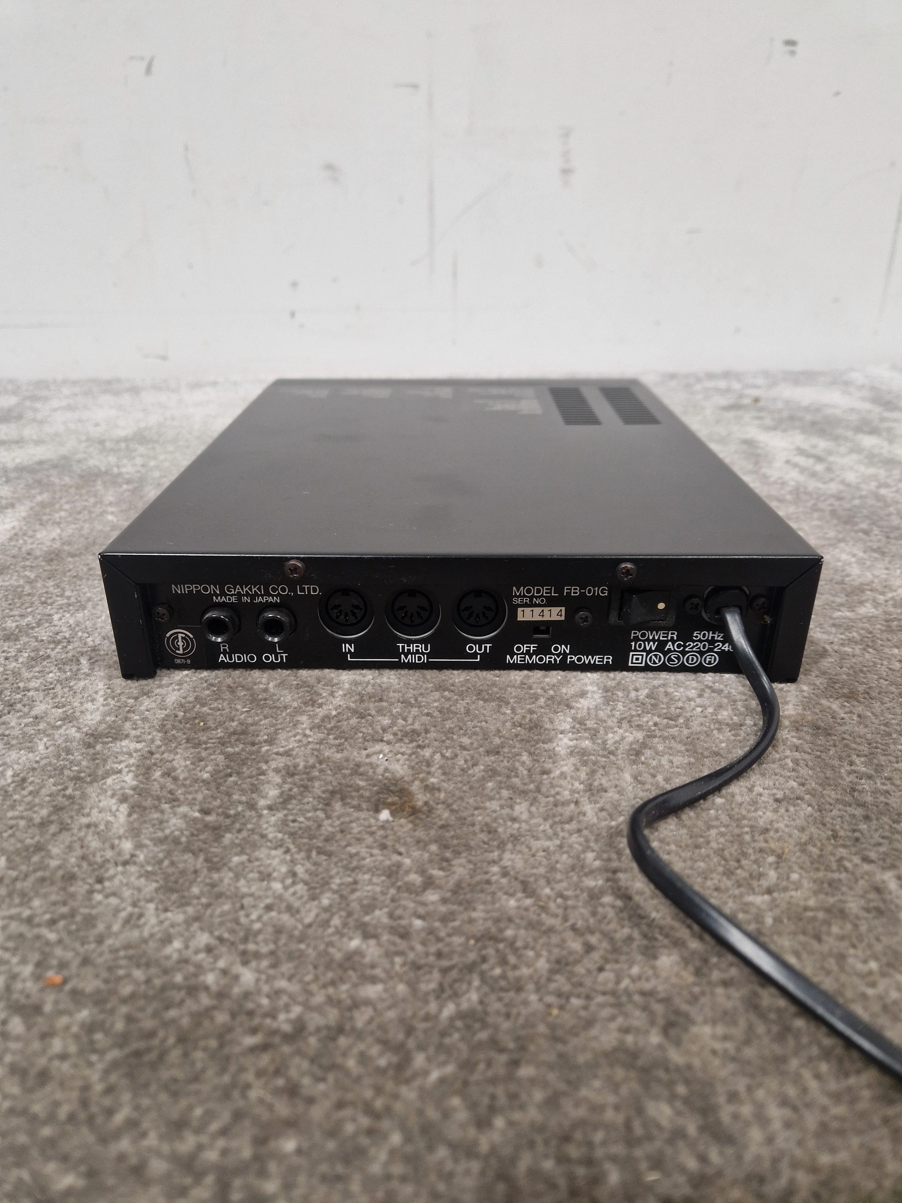 Yamaha FB-01 - FM Tone Generator Module - Very Good w/ Power Supply & Pedal - Image 8