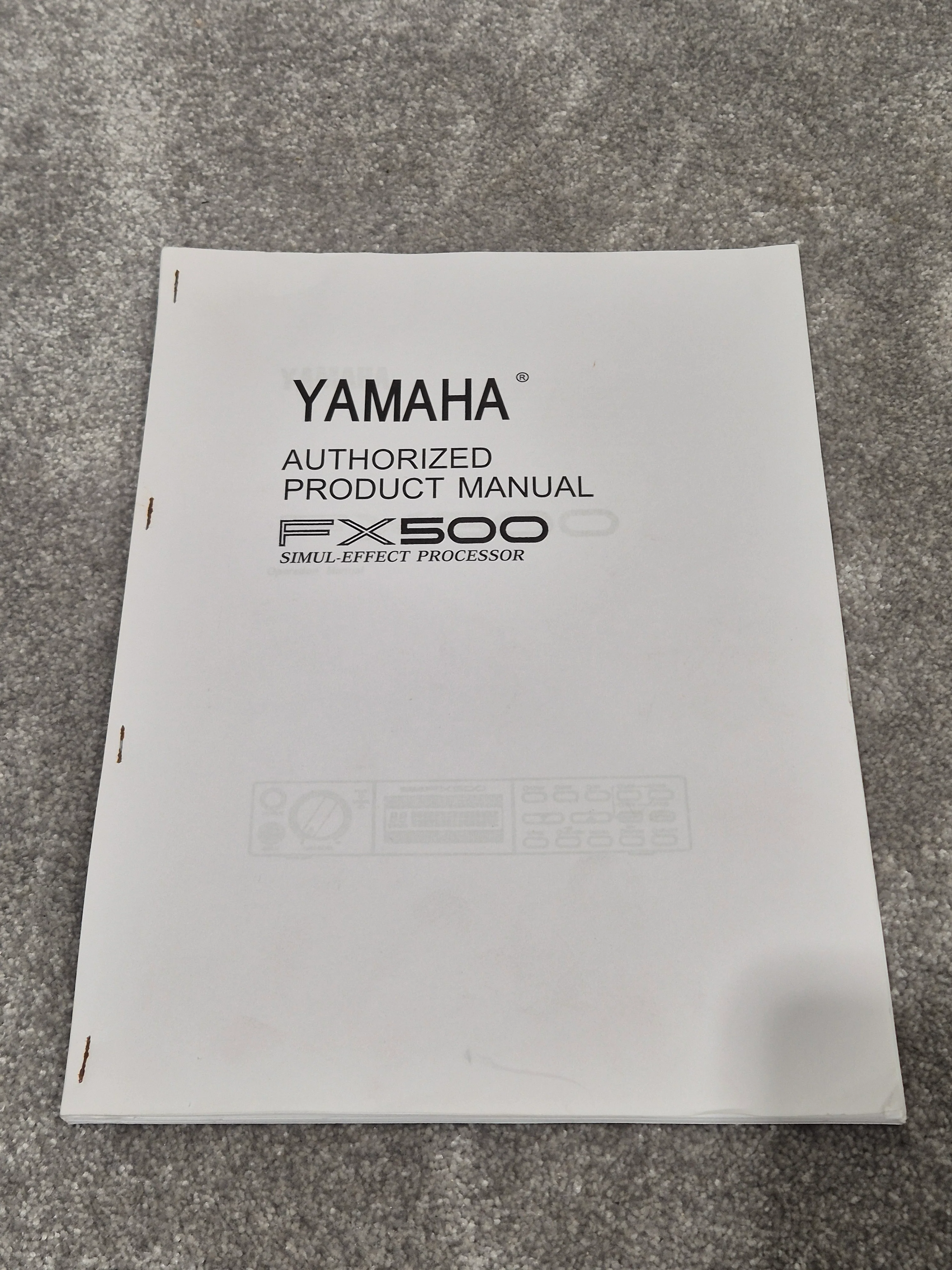 Yamaha FX500 - Digital Simul-Effect Processor w/ Manual - Image 12