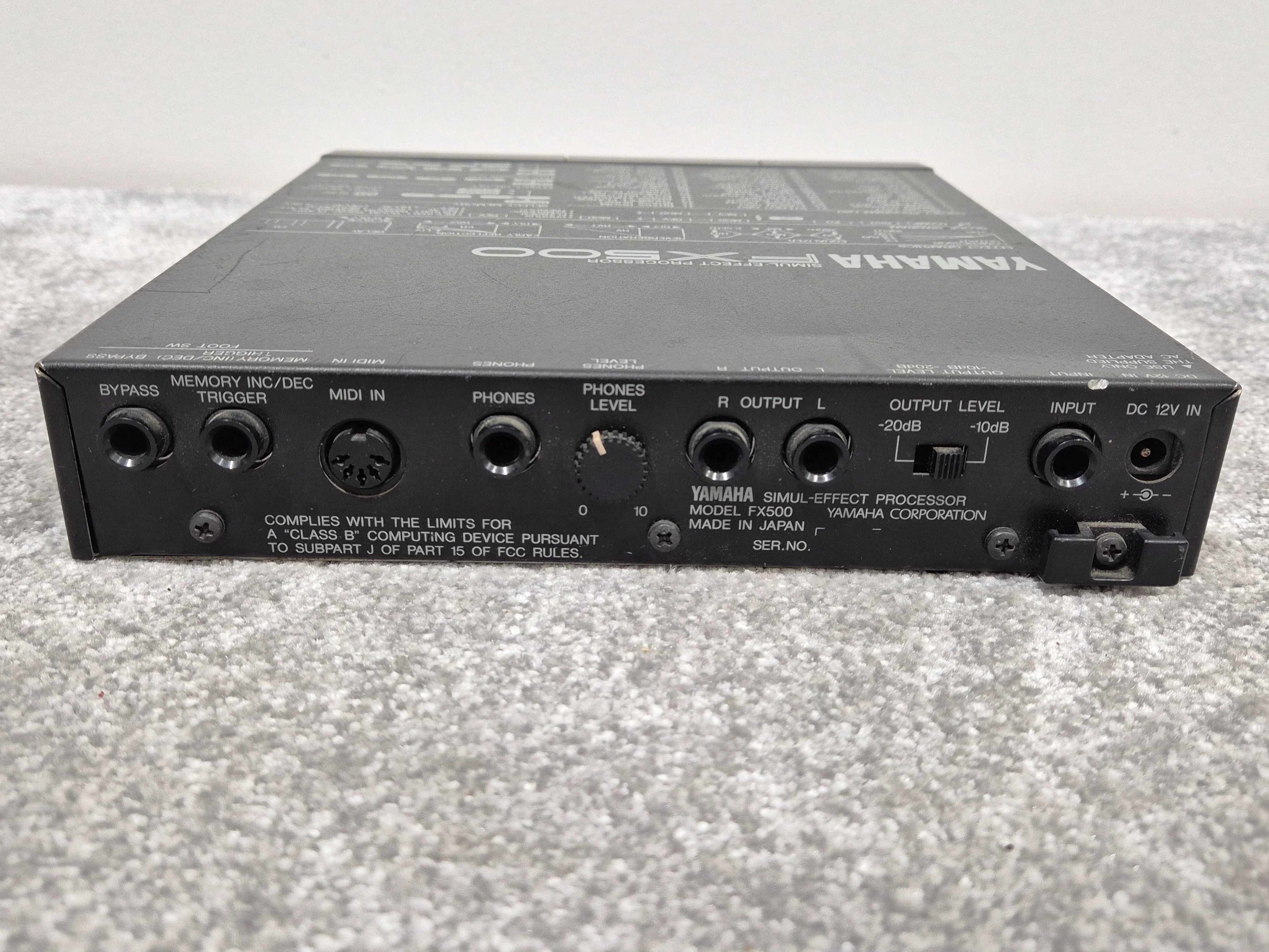 Yamaha FX500 - Digital Simul-Effect Processor w/ Manual - Image 9