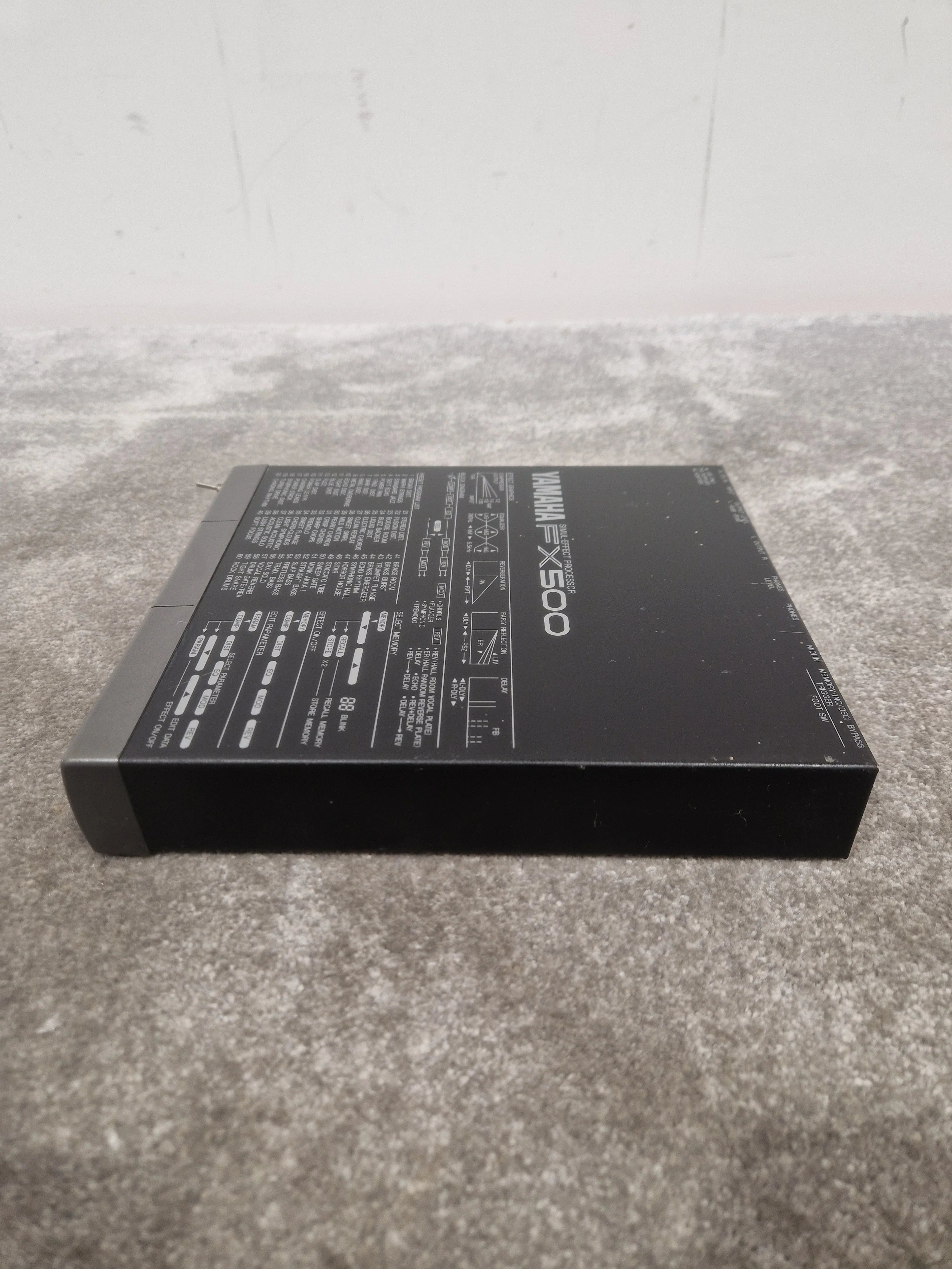 Yamaha Fx500 Processor Effects Unit - Multi-effects, 24-bit Processing - Very Good w/ Power Supply & Manuals - Image 3