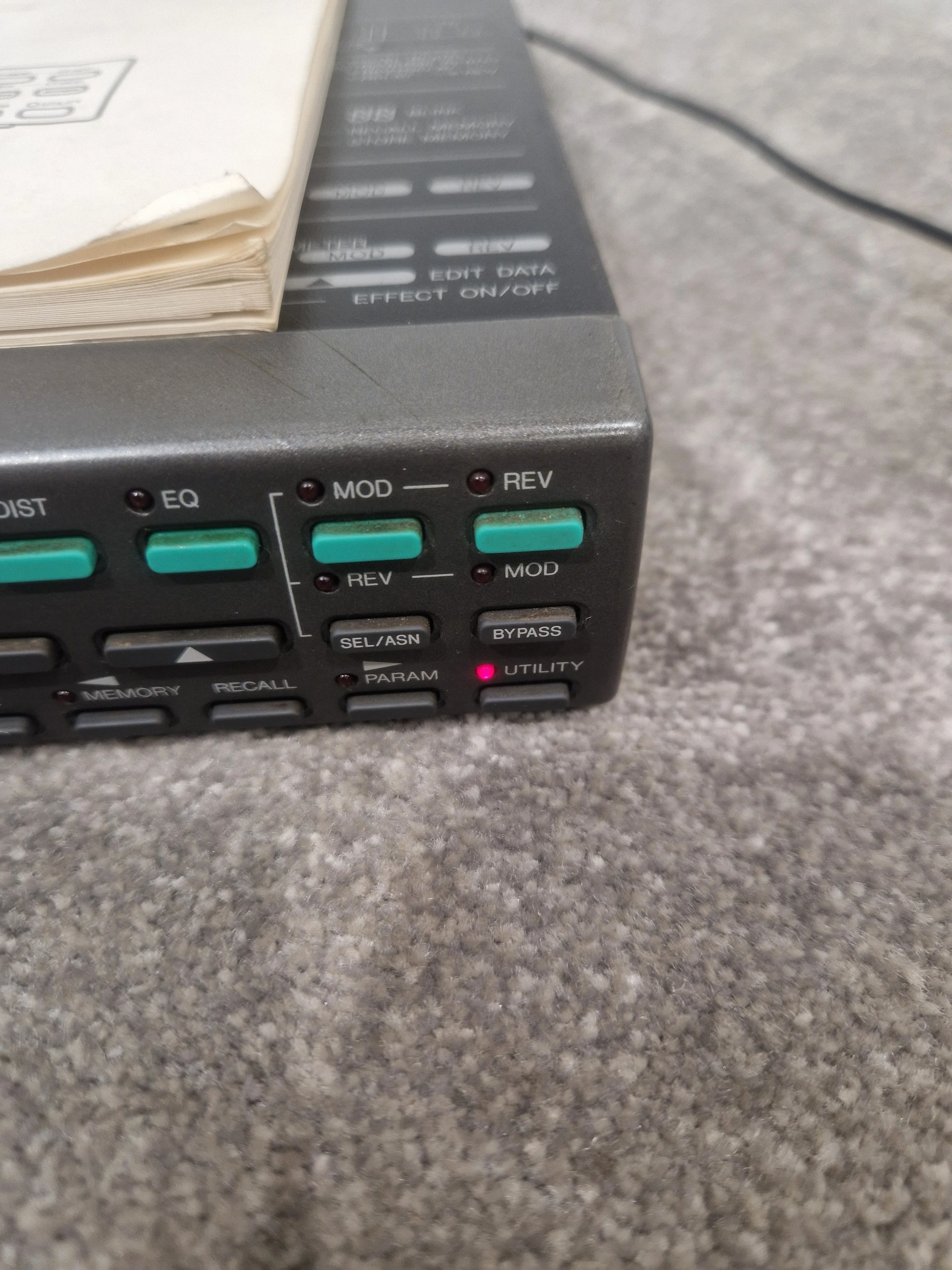 Yamaha Fx500 Processor Effects Unit - Multi-effects, 24-bit Processing - Very Good w/ Power Supply & Manuals - Image 8