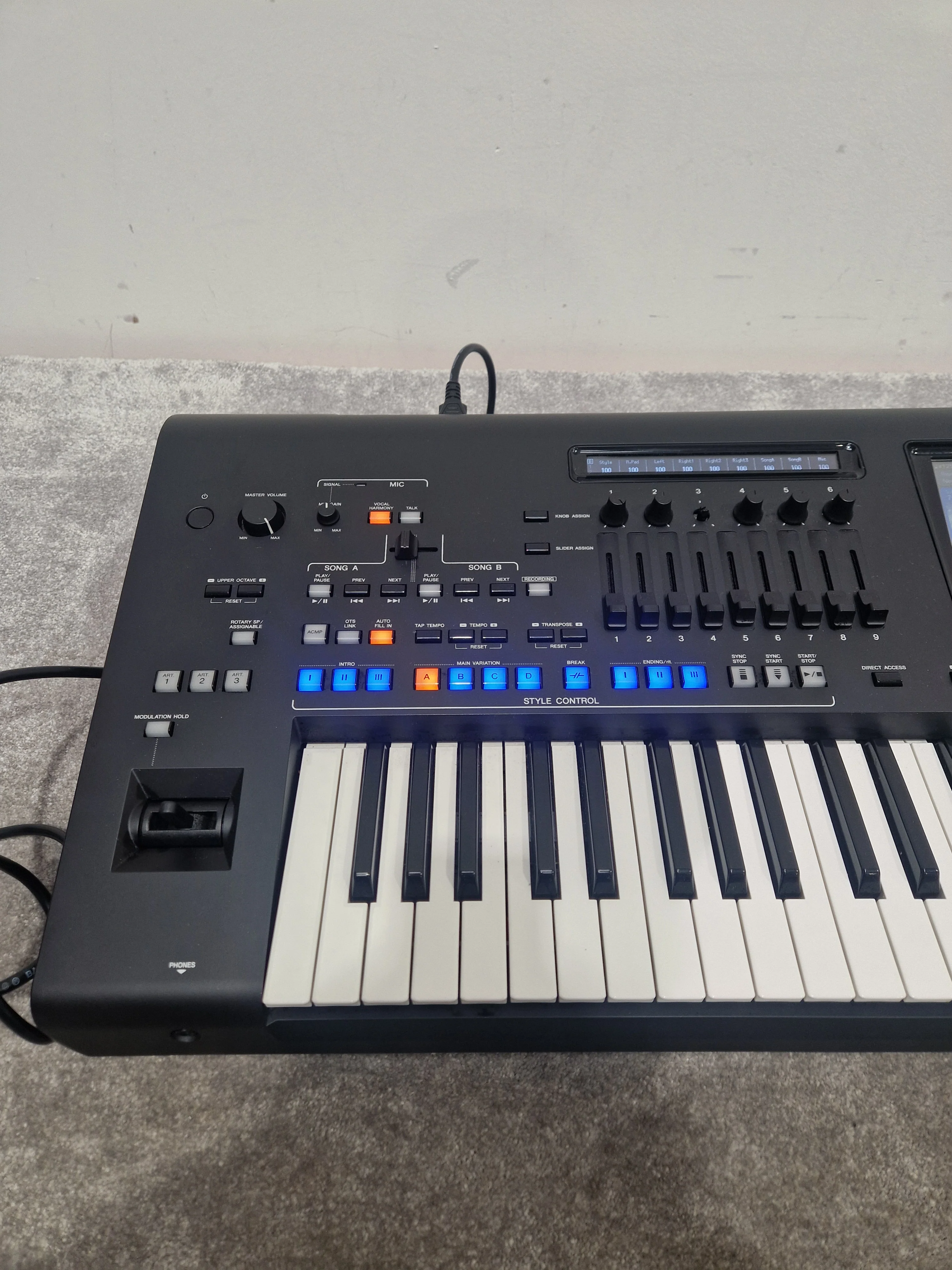 Yamaha Genos - Digital Workstation Keyboard - Excellent w/ Soft Case & Keyboard Pedal - Image 14