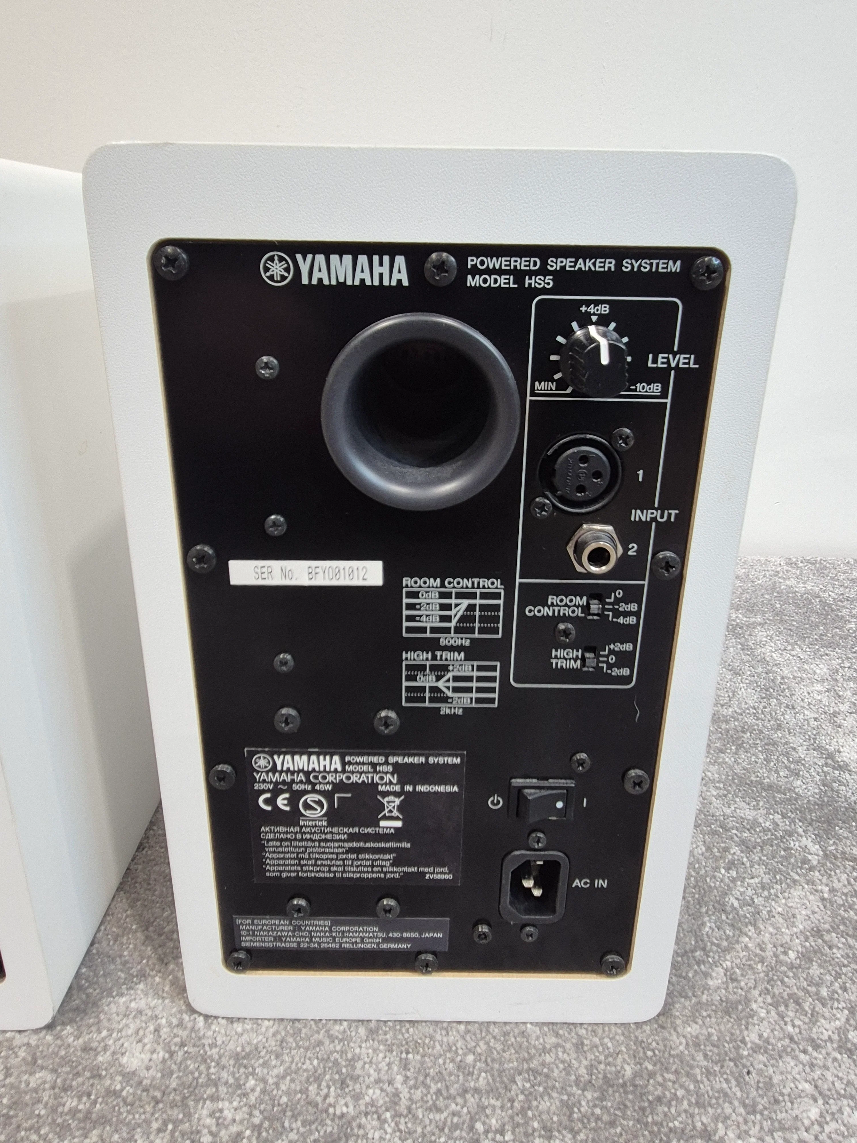 Yamaha H5 Studio Monitor Speakers - 2-Way Bass-Reflex Bi-Amplified - Pair - Image 11