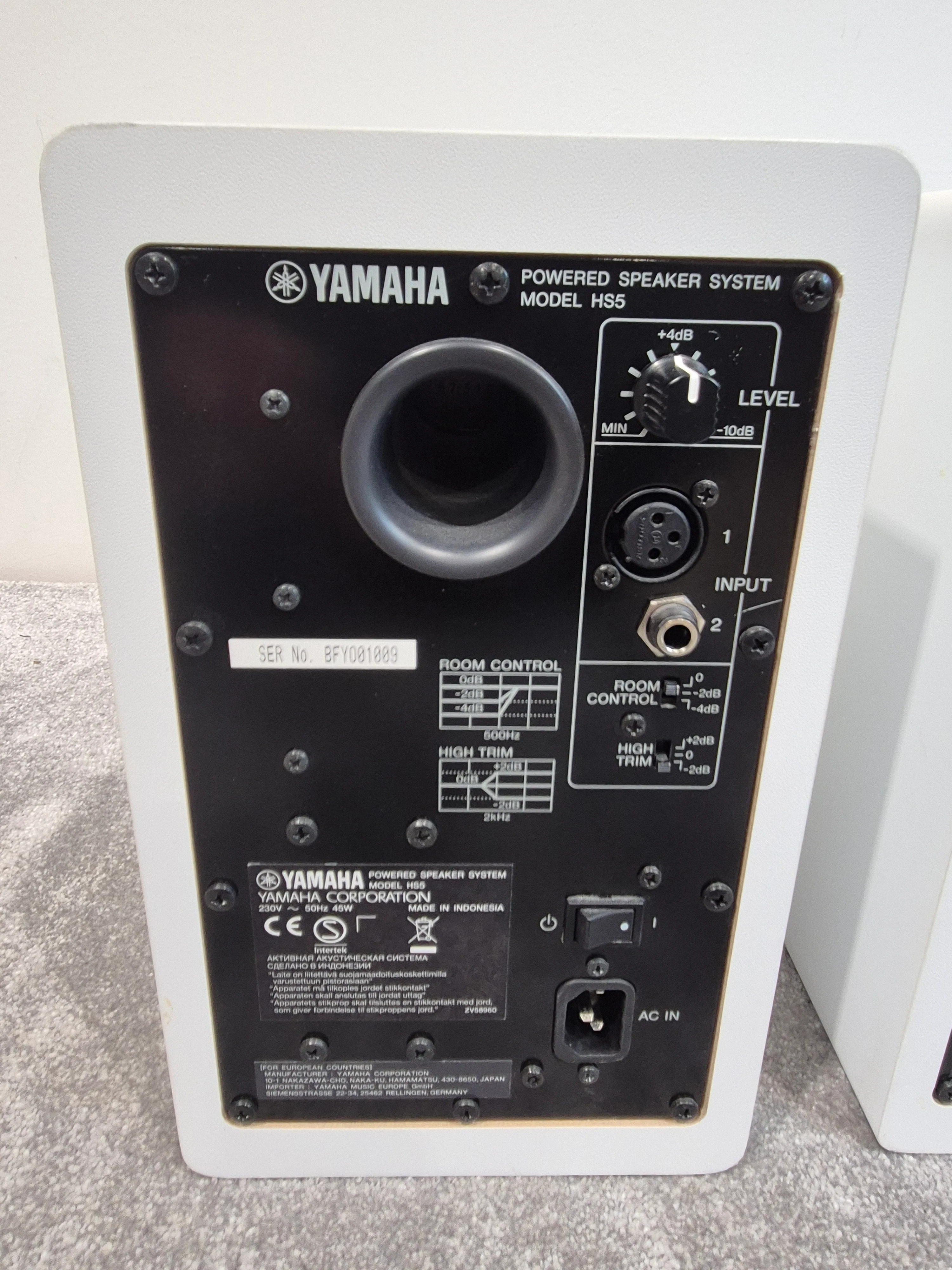 Yamaha H5 Studio Monitor Speakers - 2-Way Bass-Reflex Bi-Amplified - Pair - Image 12