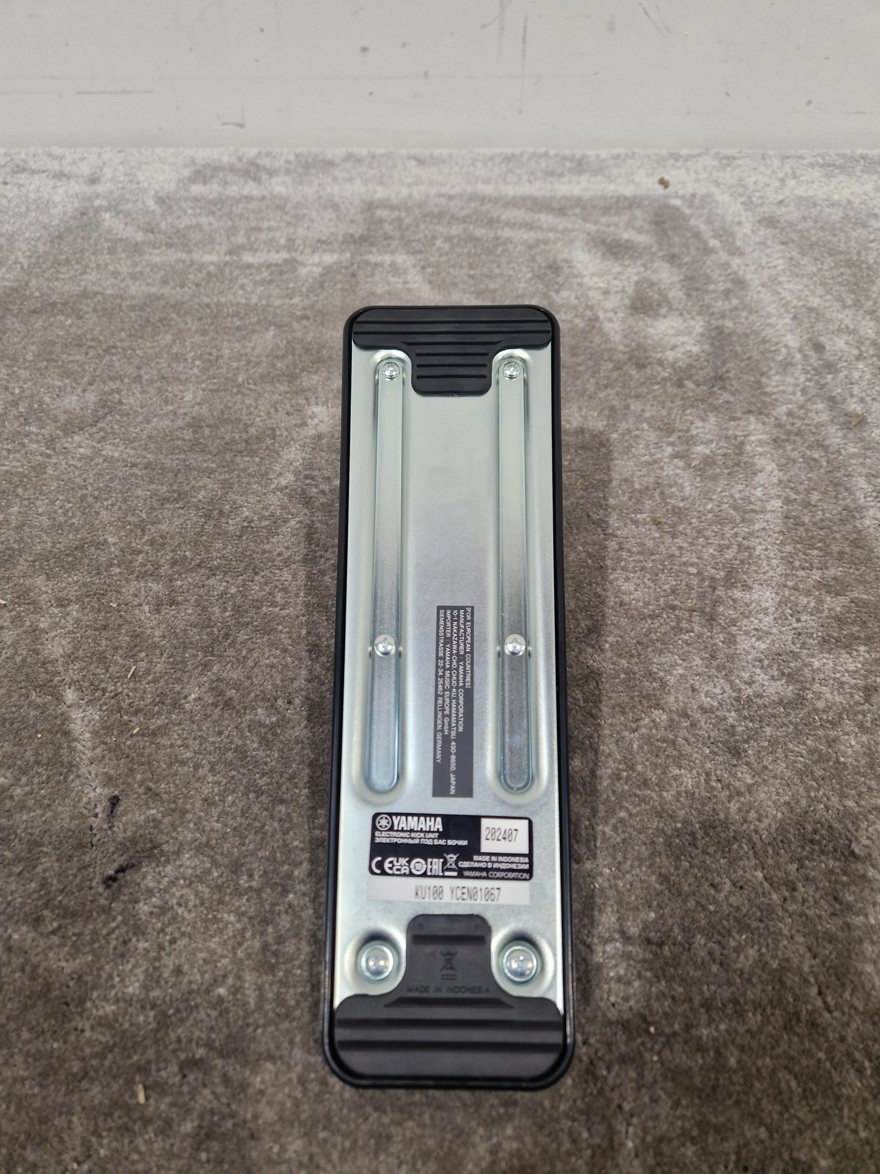 Yamaha KU-100 Electronic Kick Pedal - Quiet Practice Design - Excellent w/ Connector cable - Image 6