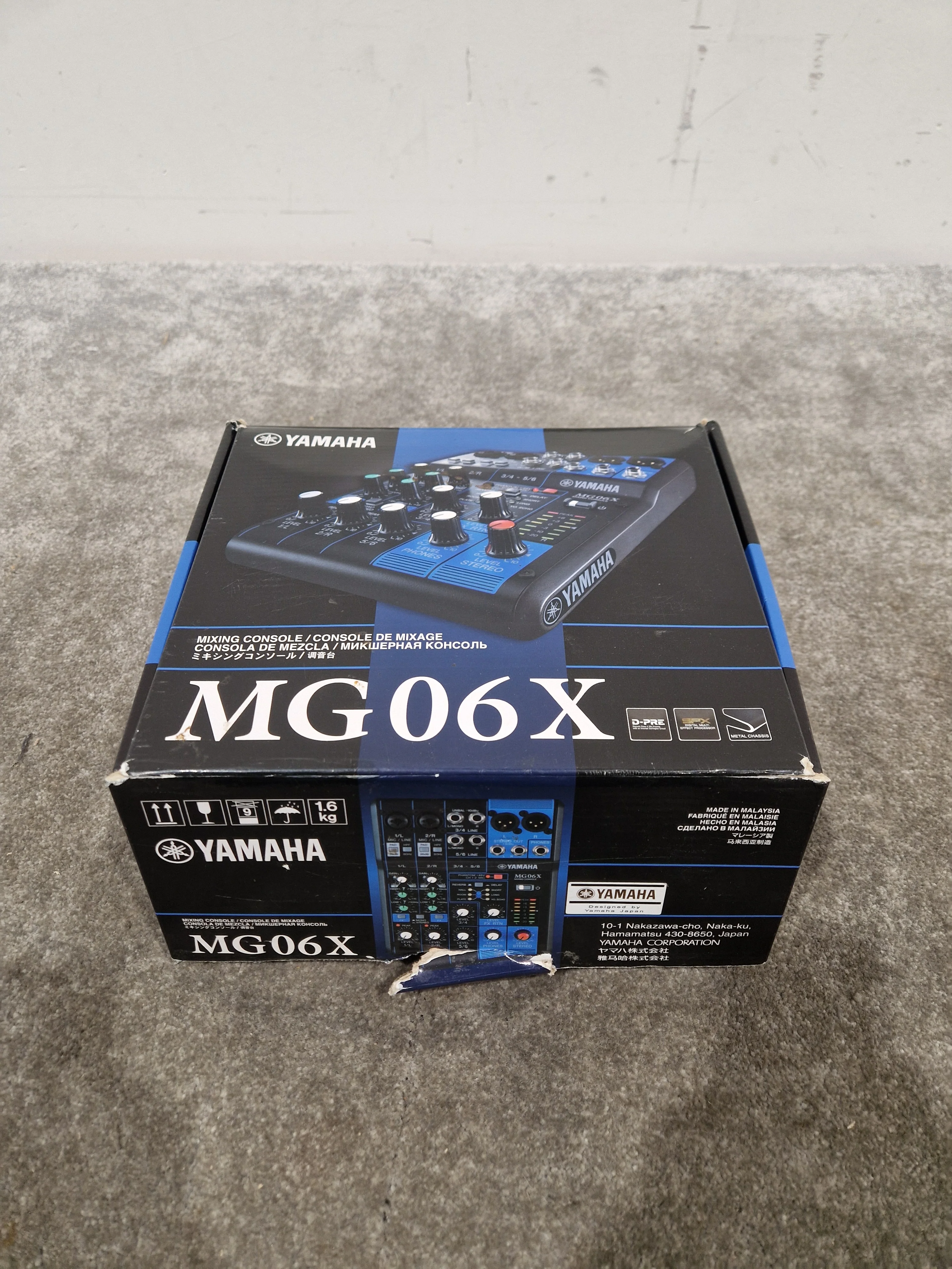 Yamaha MG06X 6-Channel Mixer - Compact Design - Excellent w/ Original Box & Power Supply - Image 3