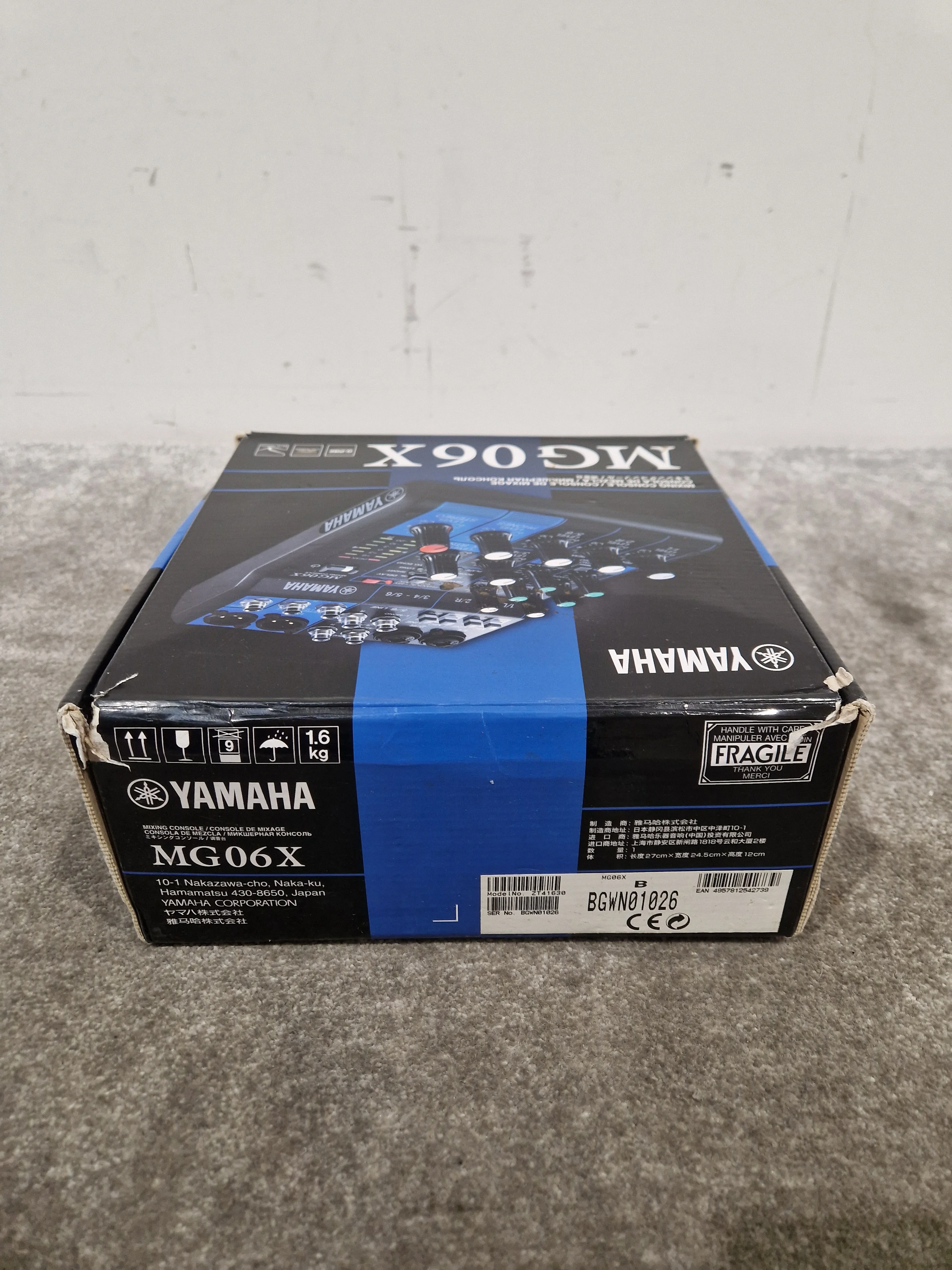 Yamaha MG06X 6-Channel Mixer - Compact Design - Excellent w/ Original Box & Power Supply - Image 5