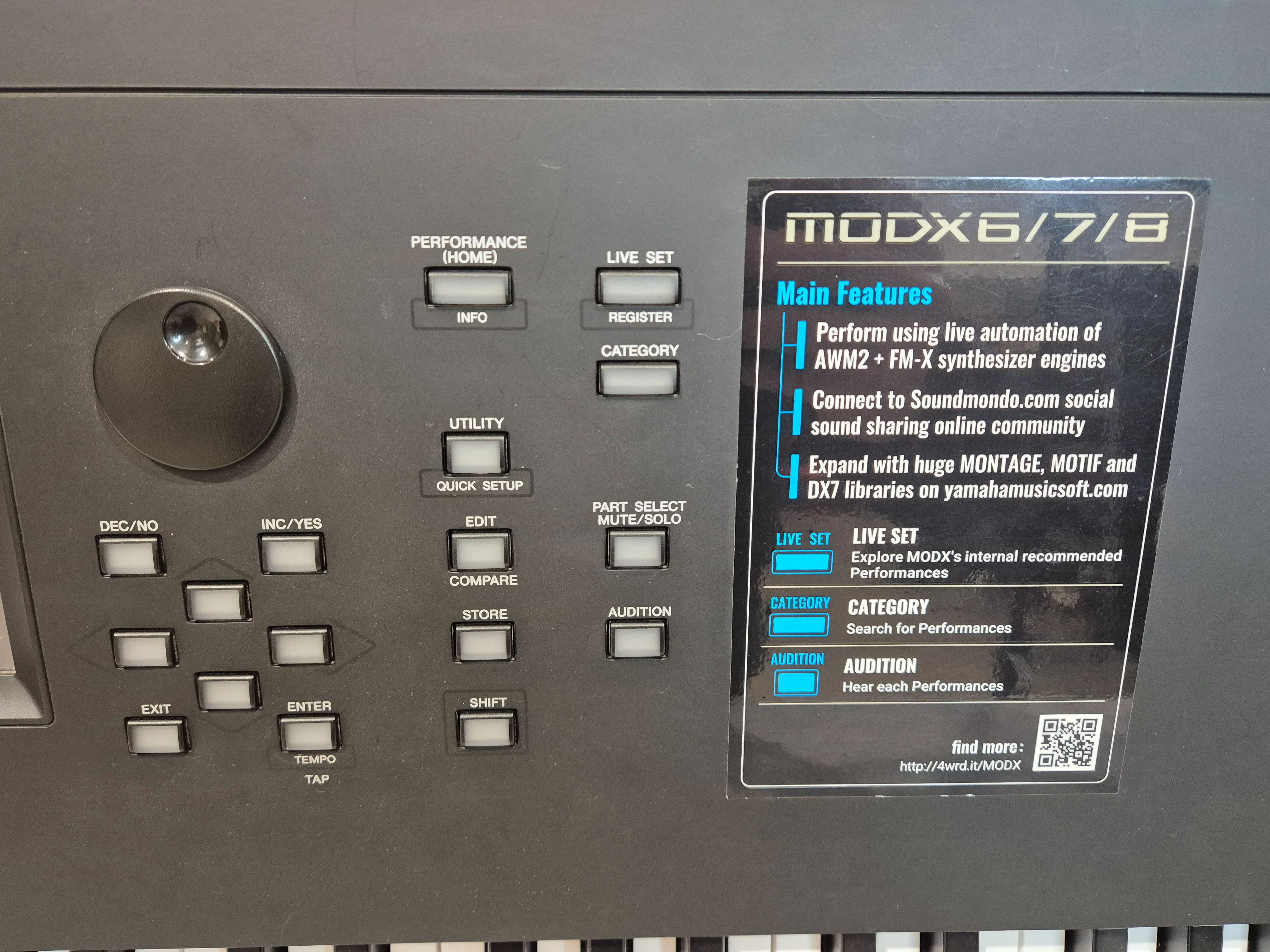 Yamaha MODX8  - 88-key Action Keyboard Synthesizer + Soft Bag - Image 2
