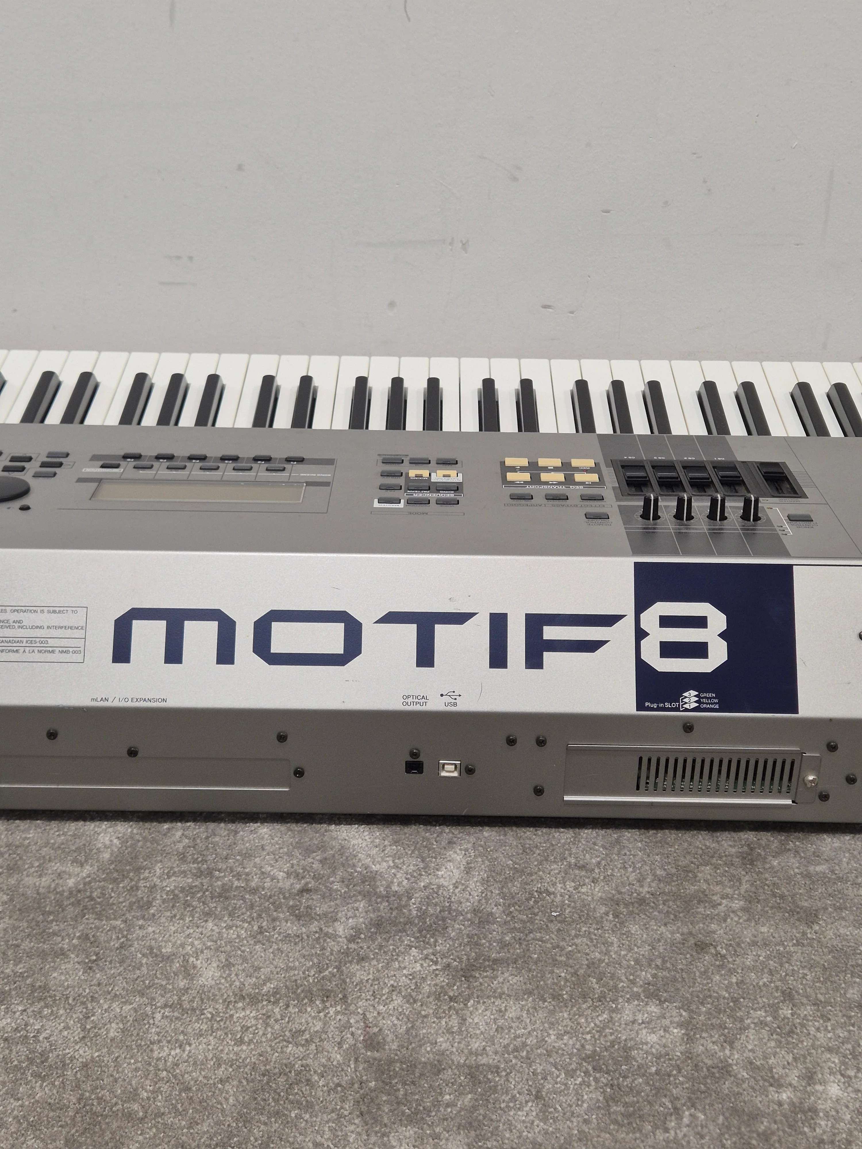 Yamaha Motif 8 Synth Keyboard - 88-Key Synthesizer - Very Good w/ Power Supply - Image 15