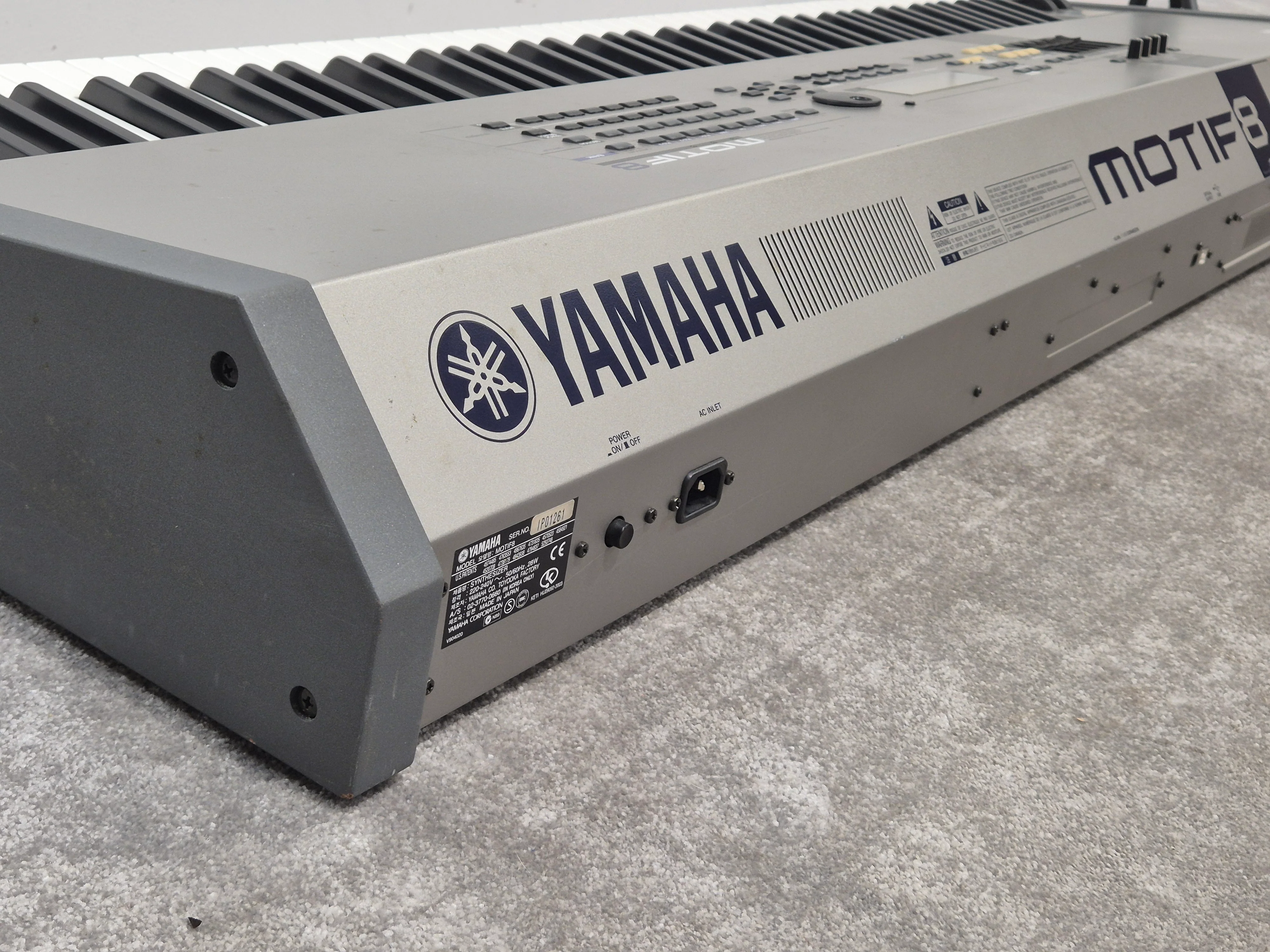 Yamaha Motif 8 Synth Keyboard - 88-Key Synthesizer - Very Good w/ Power Supply - Image 17