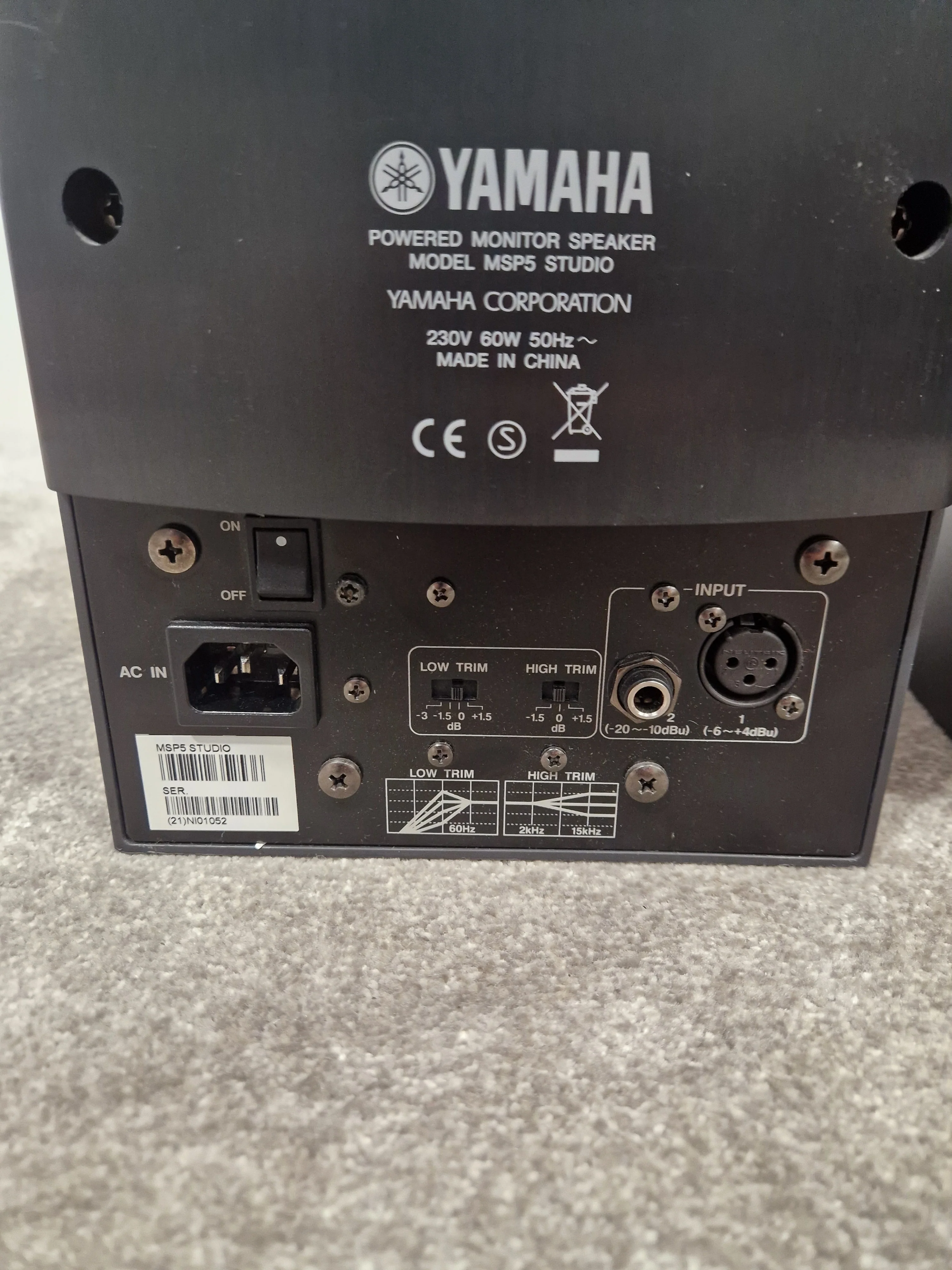 Yamaha MSP5 Speakers - Compact Studio Monitors - Excellent w/ Original Box & Power Supply - Image 4